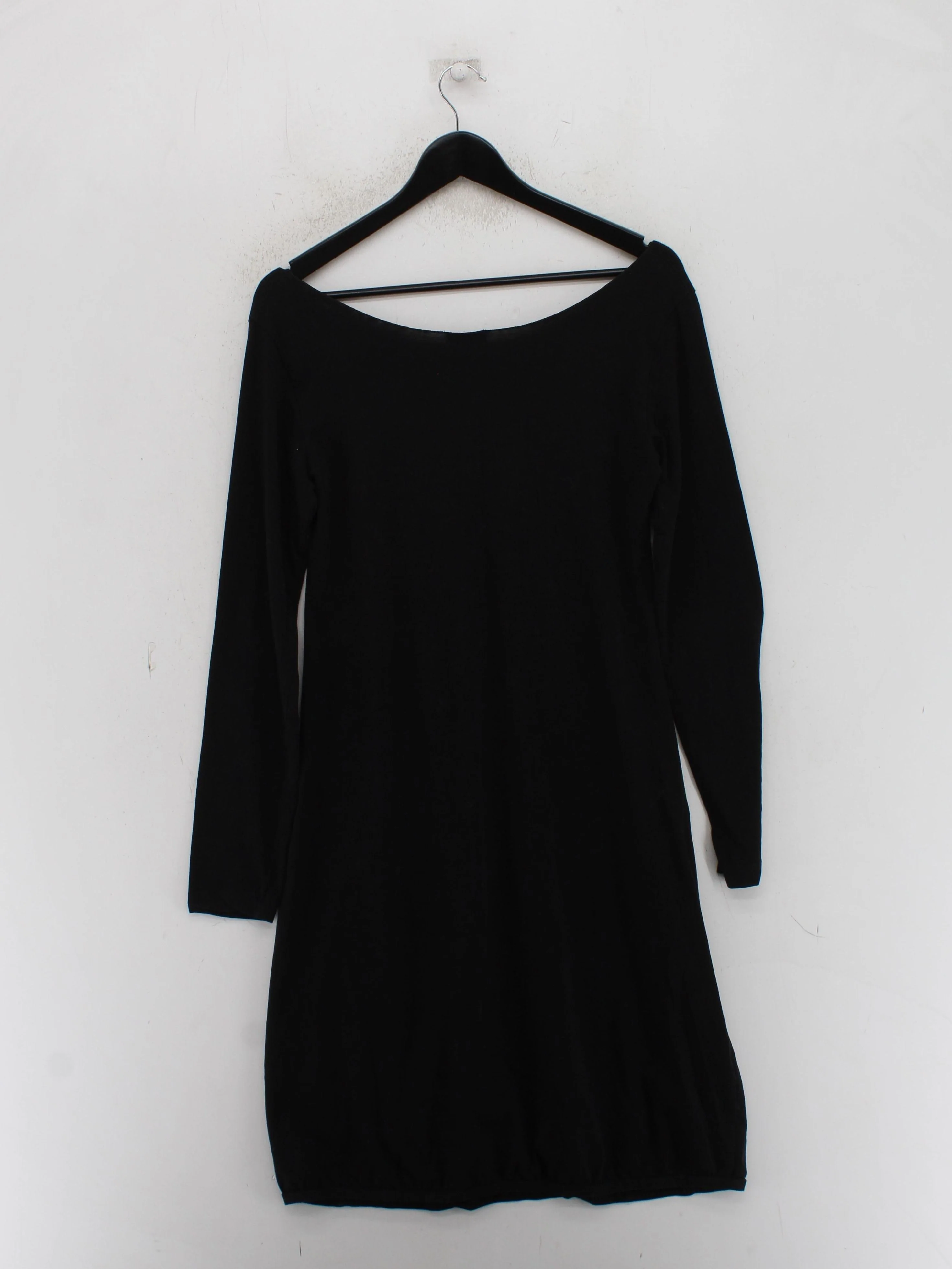 Crea Concept T-Shirt Midi Dress in Black - Image 2
