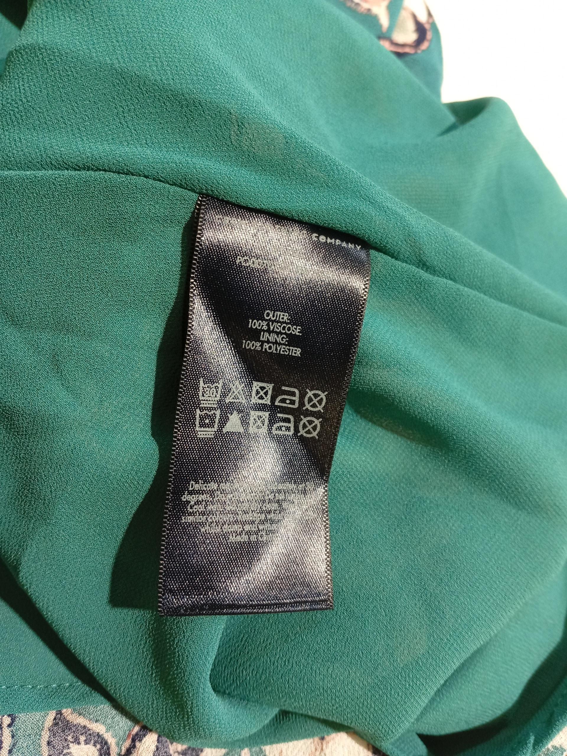 Crew Clothing Company A-Line Midi Dress UK12 in Green - Image 6