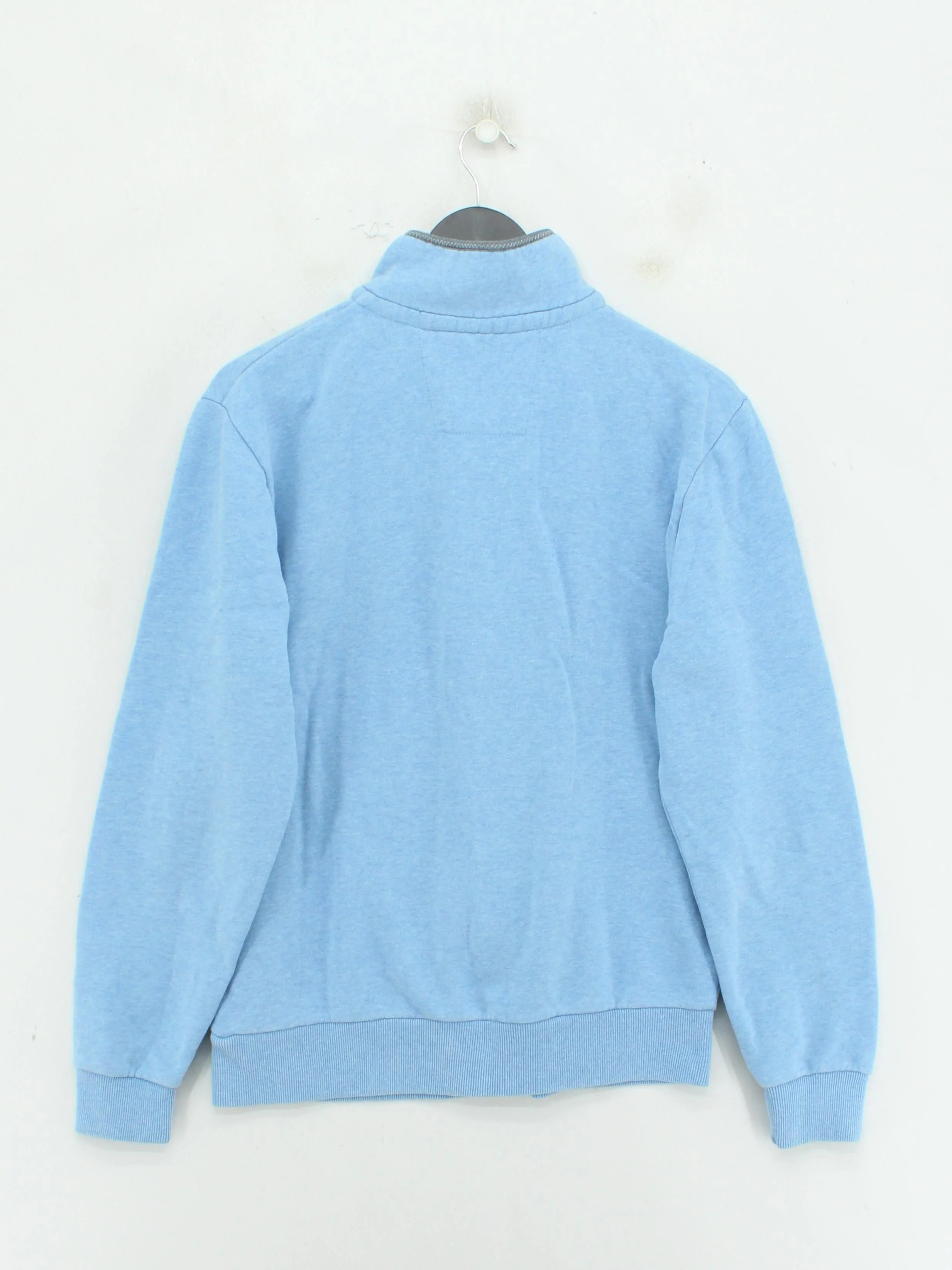 Crew Clothing Company Men's Jumper S Blue 100% Cotton High Neck Pullover - Image 2