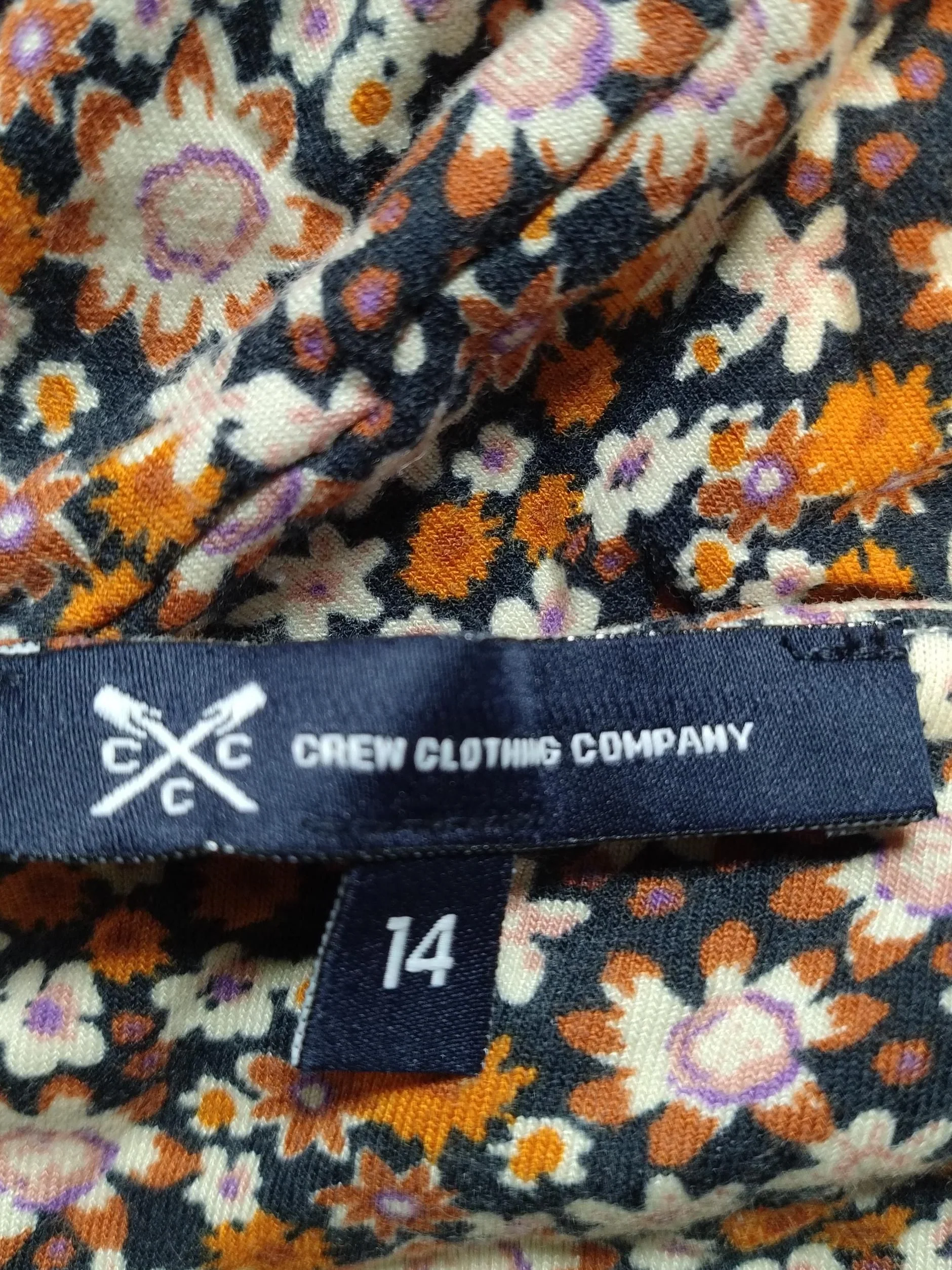 Crew Clothing Company Shirt Midi Dress UK14 in Multi - Image 5