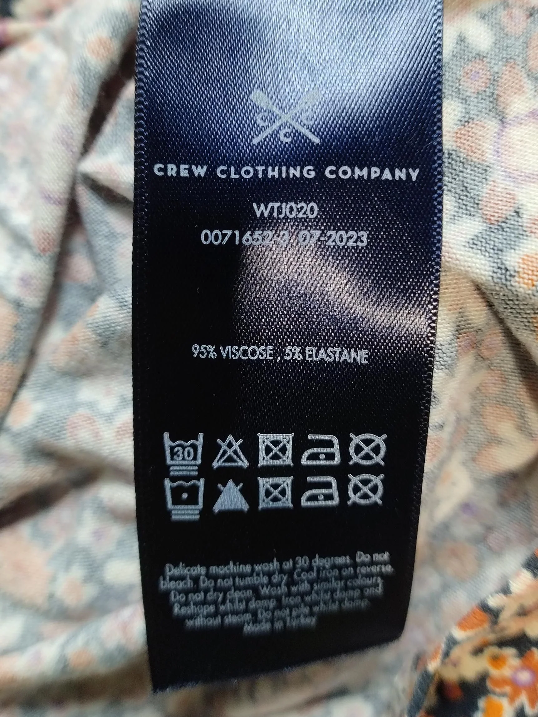 Crew Clothing Company Shirt Midi Dress UK14 in Multi - Image 6