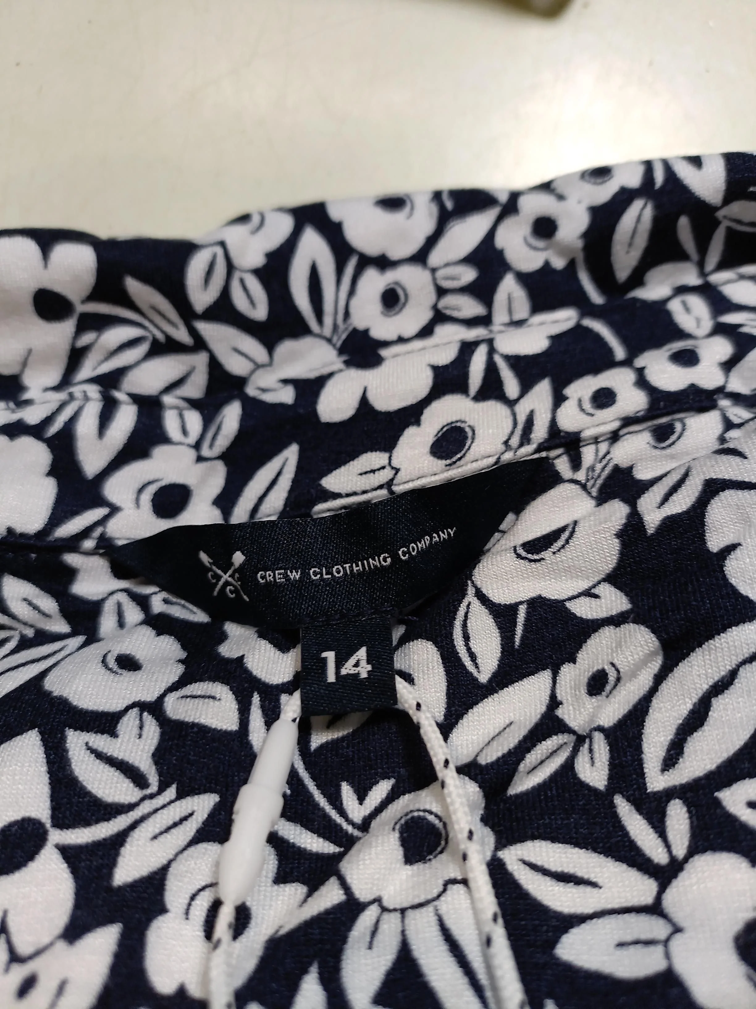 Crew Clothing Company Shirt Mini Dress UK14 in Blue - Image 5