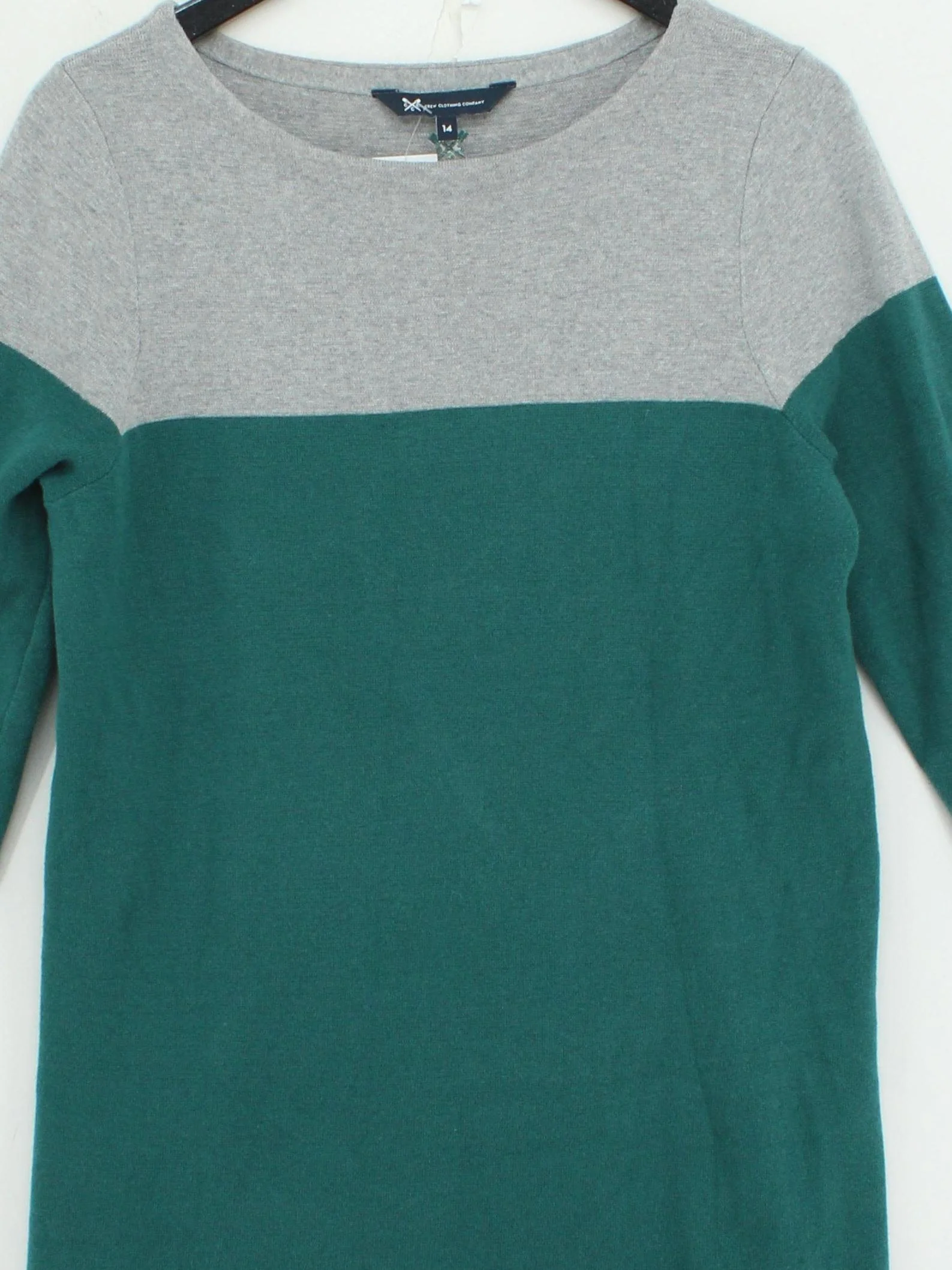 Crew Clothing Company T-Shirt Mini Dress UK14 in Green - Image 3