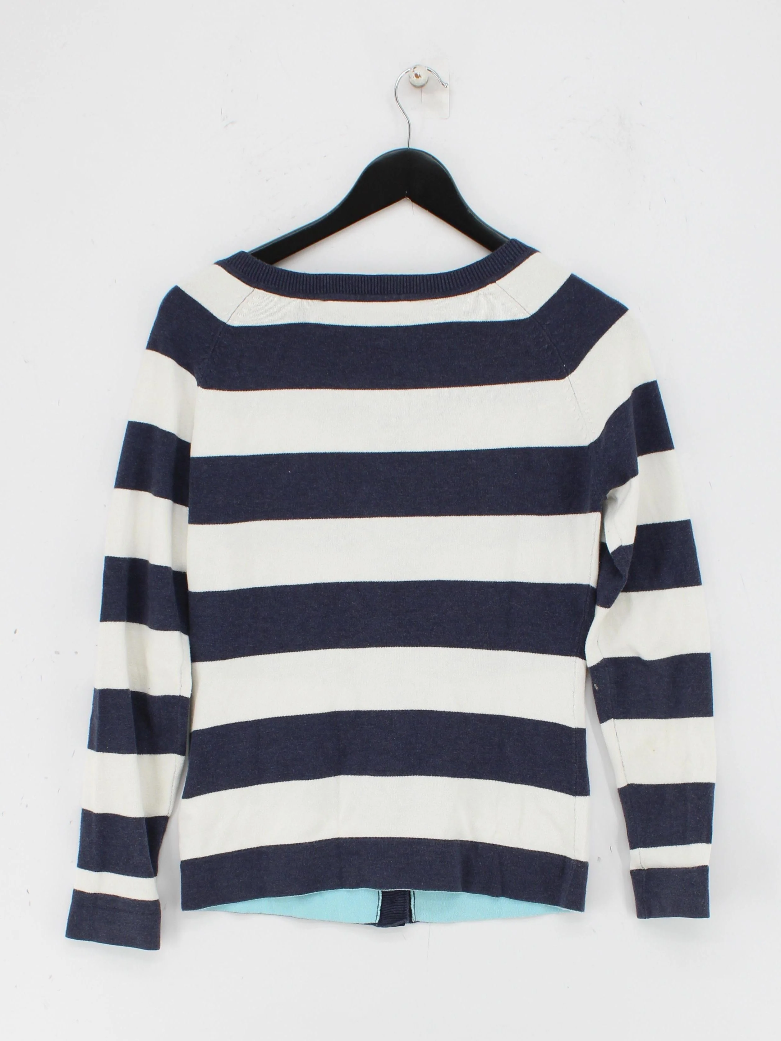 Crew Clothing Company Women's Cardigan UK 10 Blue 100% Cotton Cardigan - Image 2