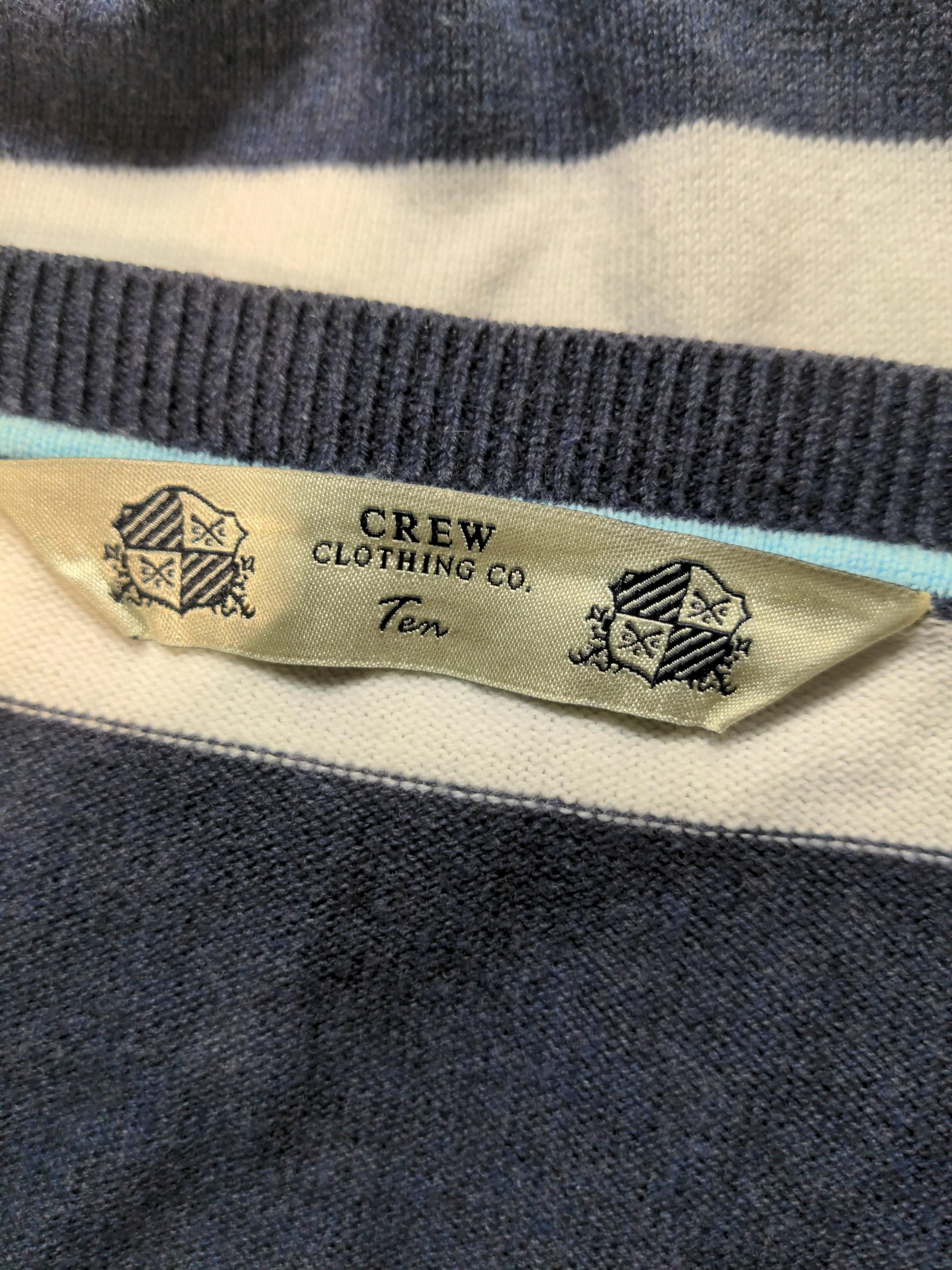 Crew Clothing Company Women's Cardigan UK 10 Blue 100% Cotton Cardigan - Image 8