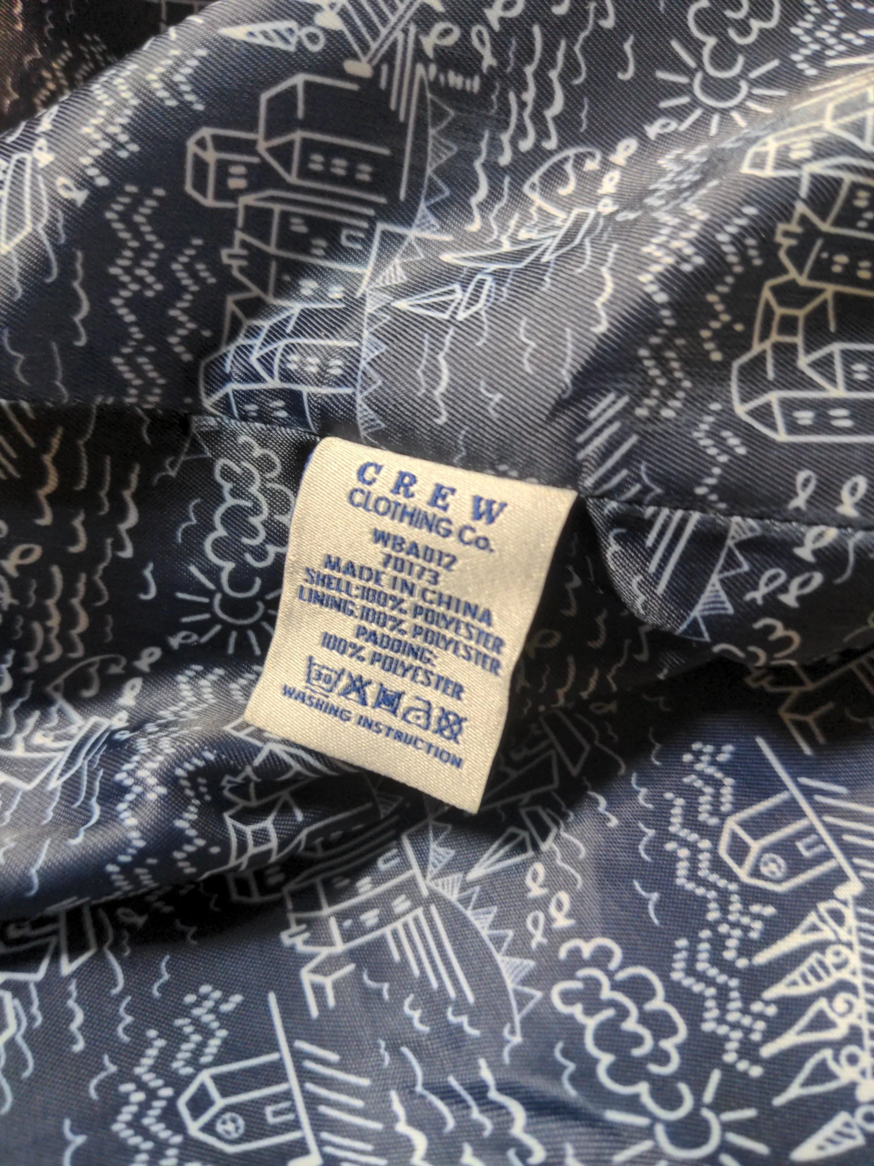 Crew Clothing Company Women's Coat UK 10 Blue 100% Polyester Puffer Jacket - Image 8