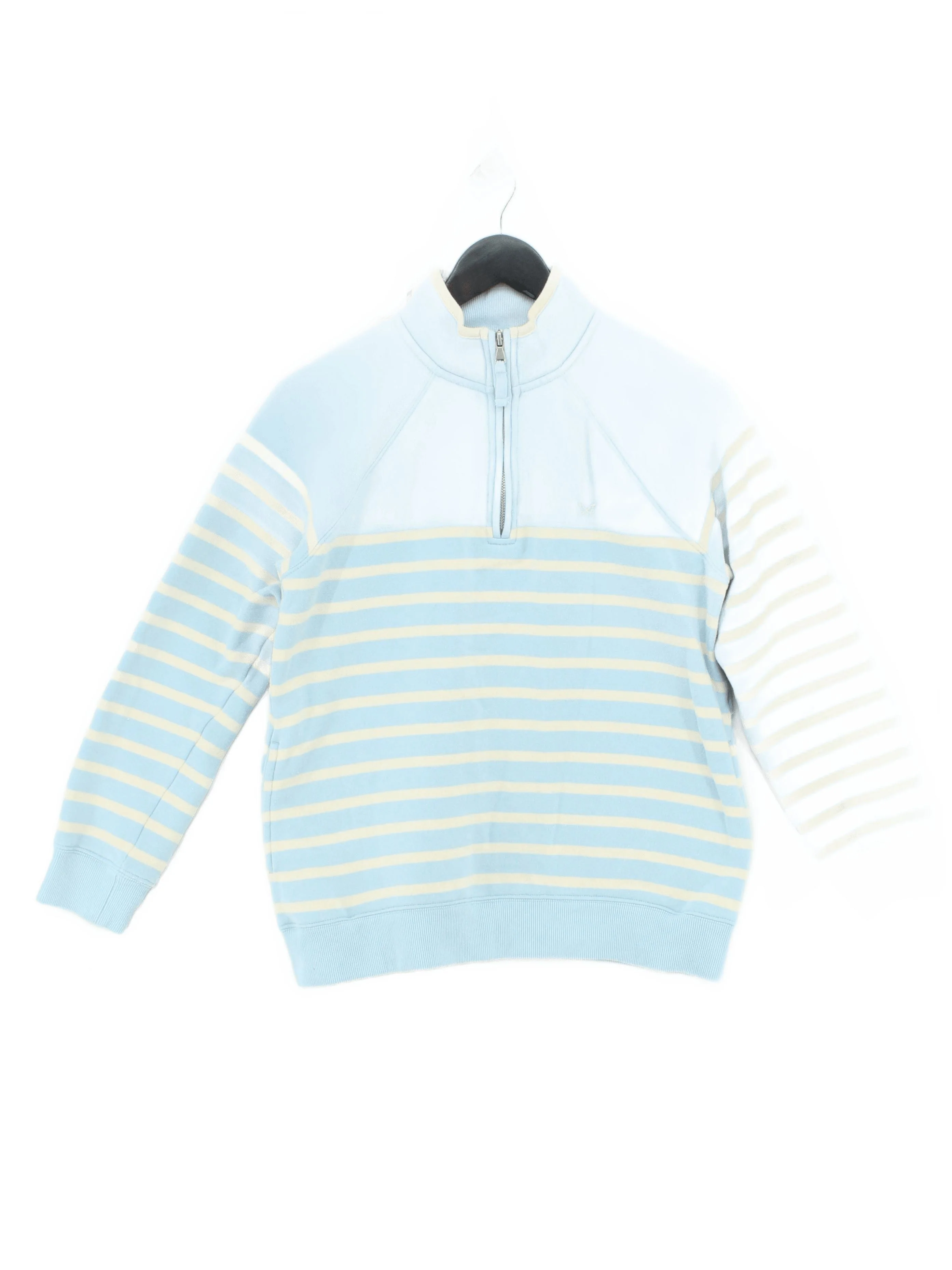 Crew Clothing Company Women's Hoodie UK 10 Blue Cotton