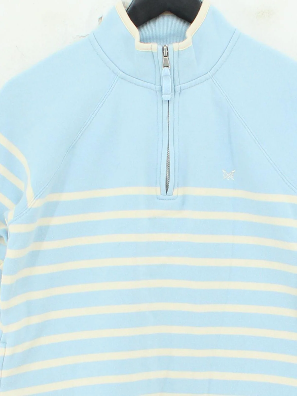 Crew Clothing Company Women's Hoodie UK 10 Blue Cotton - Image 3