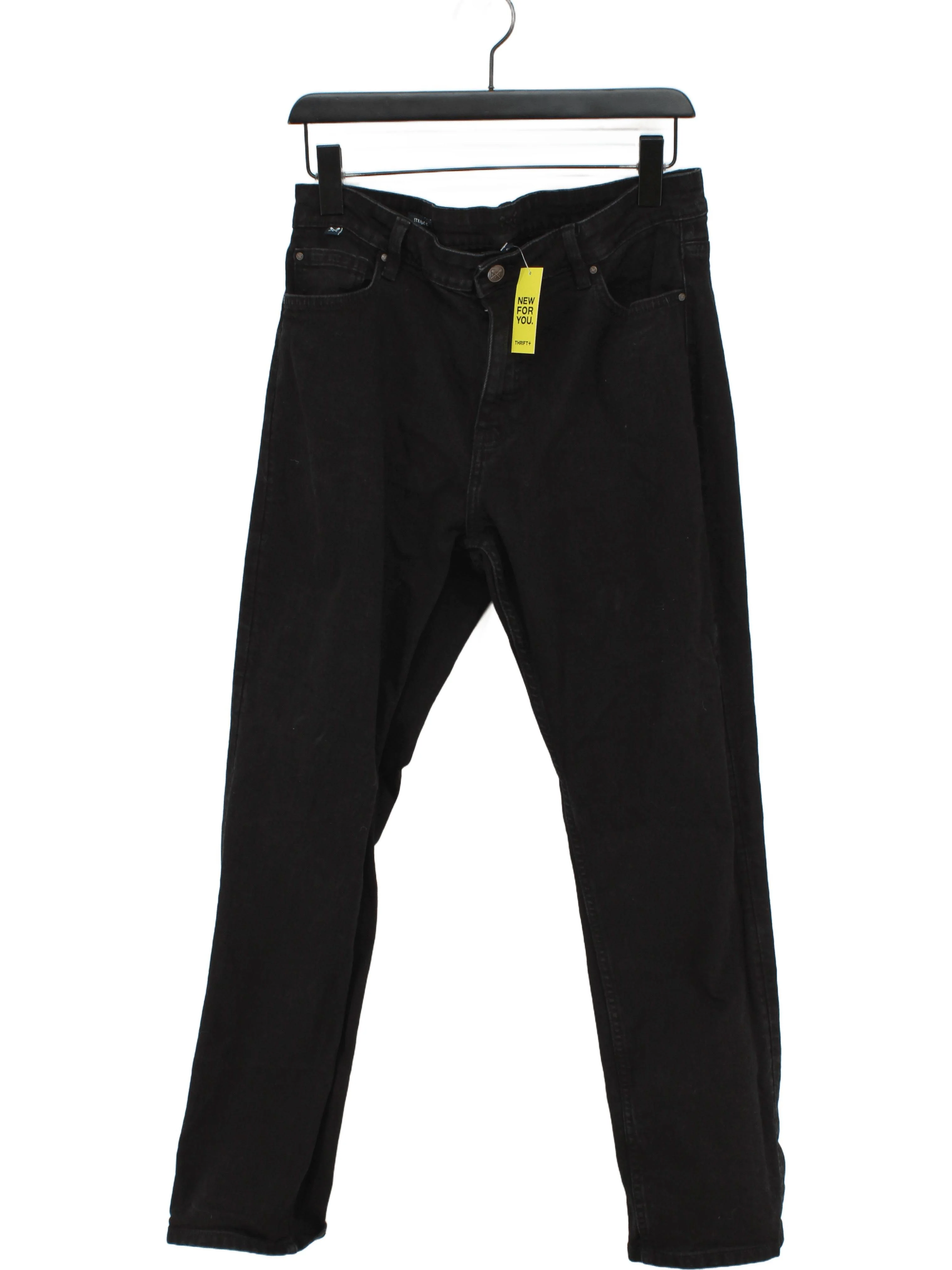Crew Clothing Company Women's Jeans UK 14 Black Cotton with Elastane Straight