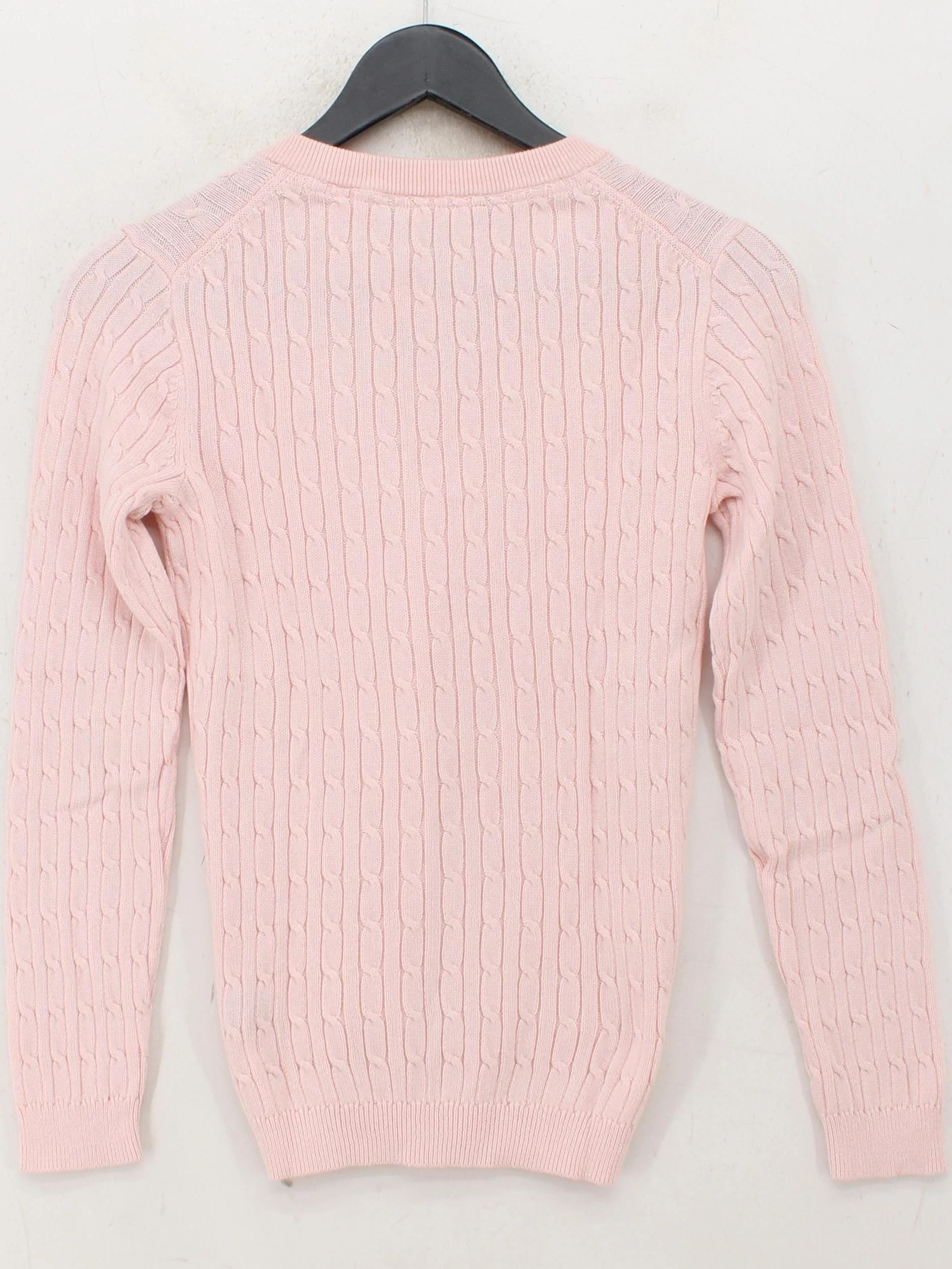 Crew Clothing Company Women's Jumper UK 10 Pink Cotton with Cashmere Pullover - Image 2