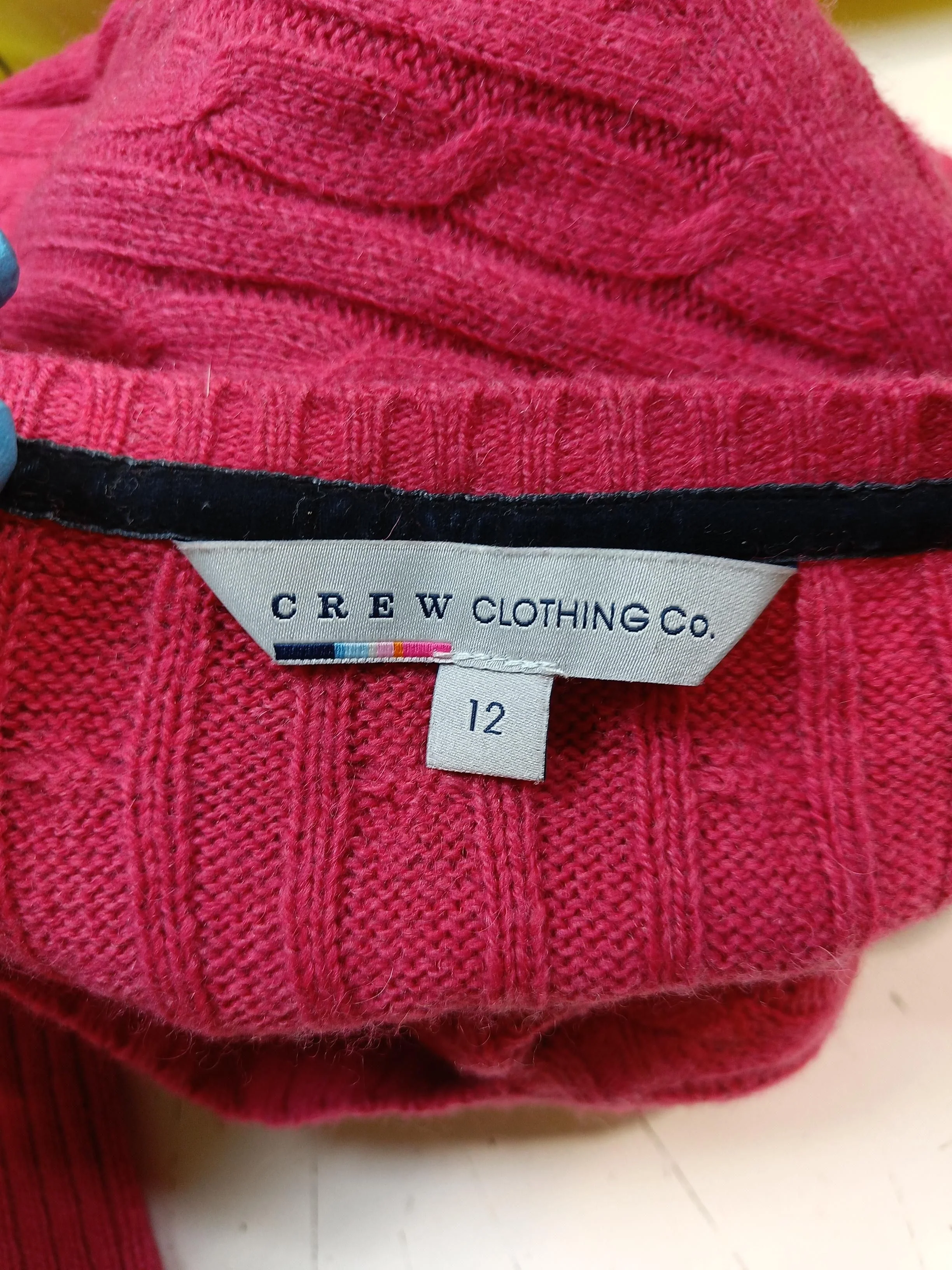 Crew Clothing Company Women's Jumper UK 12 Pink Wool - Image 6