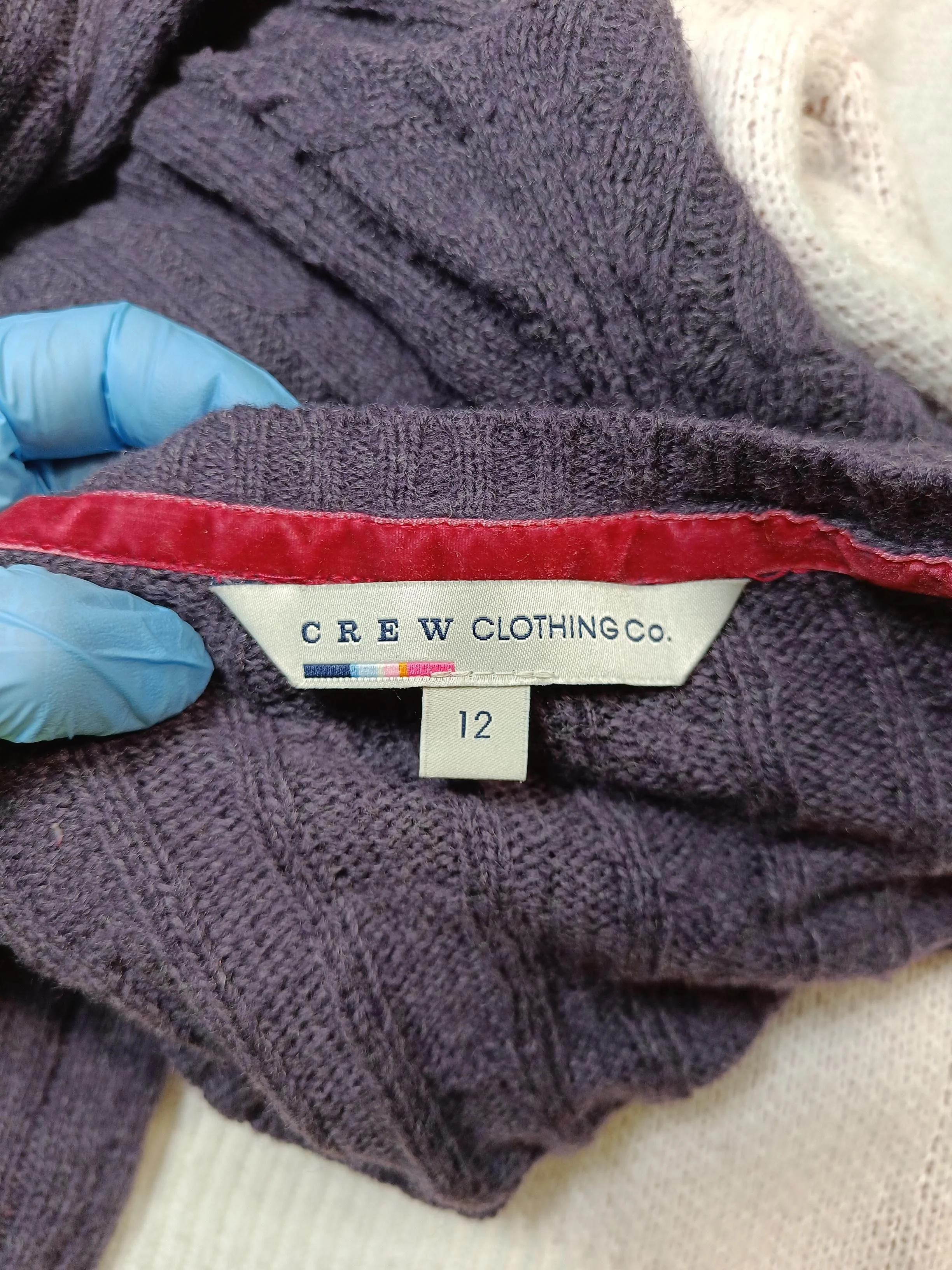 Crew Clothing Company Women's Jumper UK 12 Purple Acrylic - Image 7