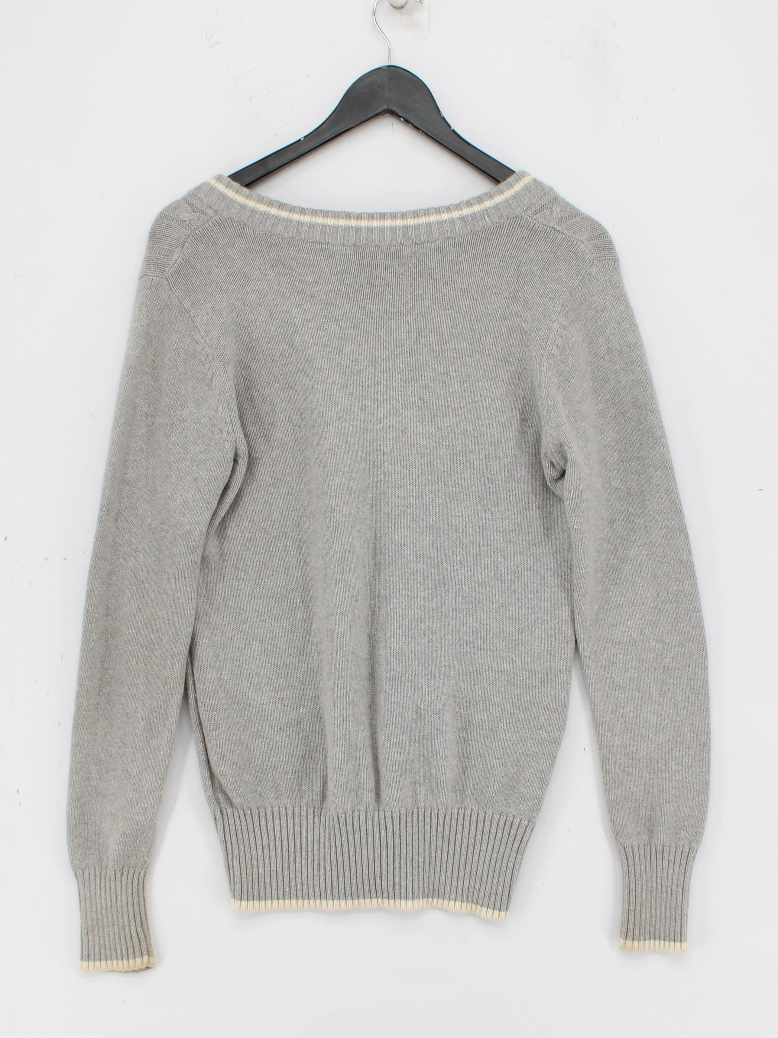 Crew Clothing Company Women's Jumper UK 14 Grey Cotton - Image 2