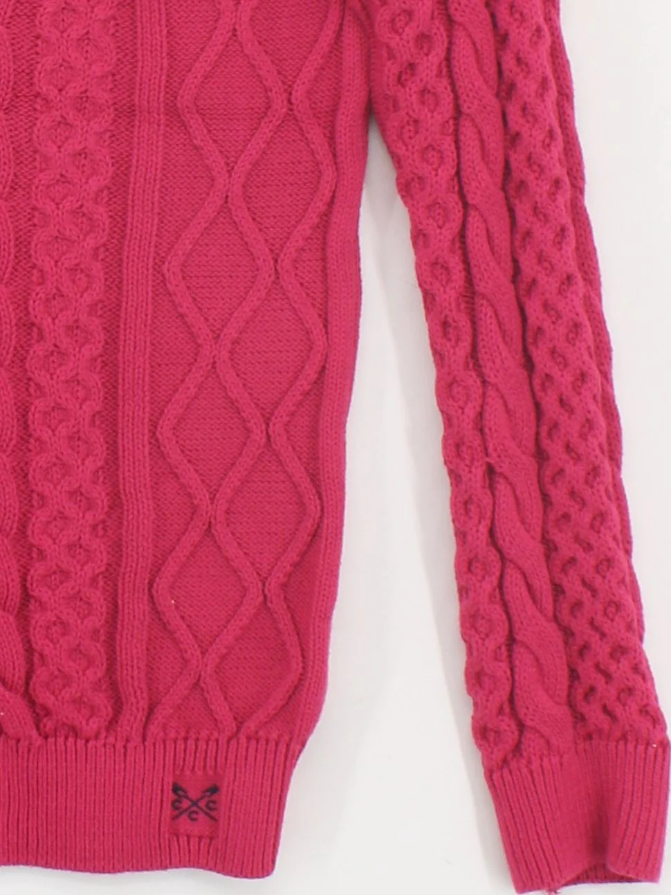 Crew Clothing Company Women's Jumper UK 6 Red 100% Cotton Round Neck Pullover - Image 4