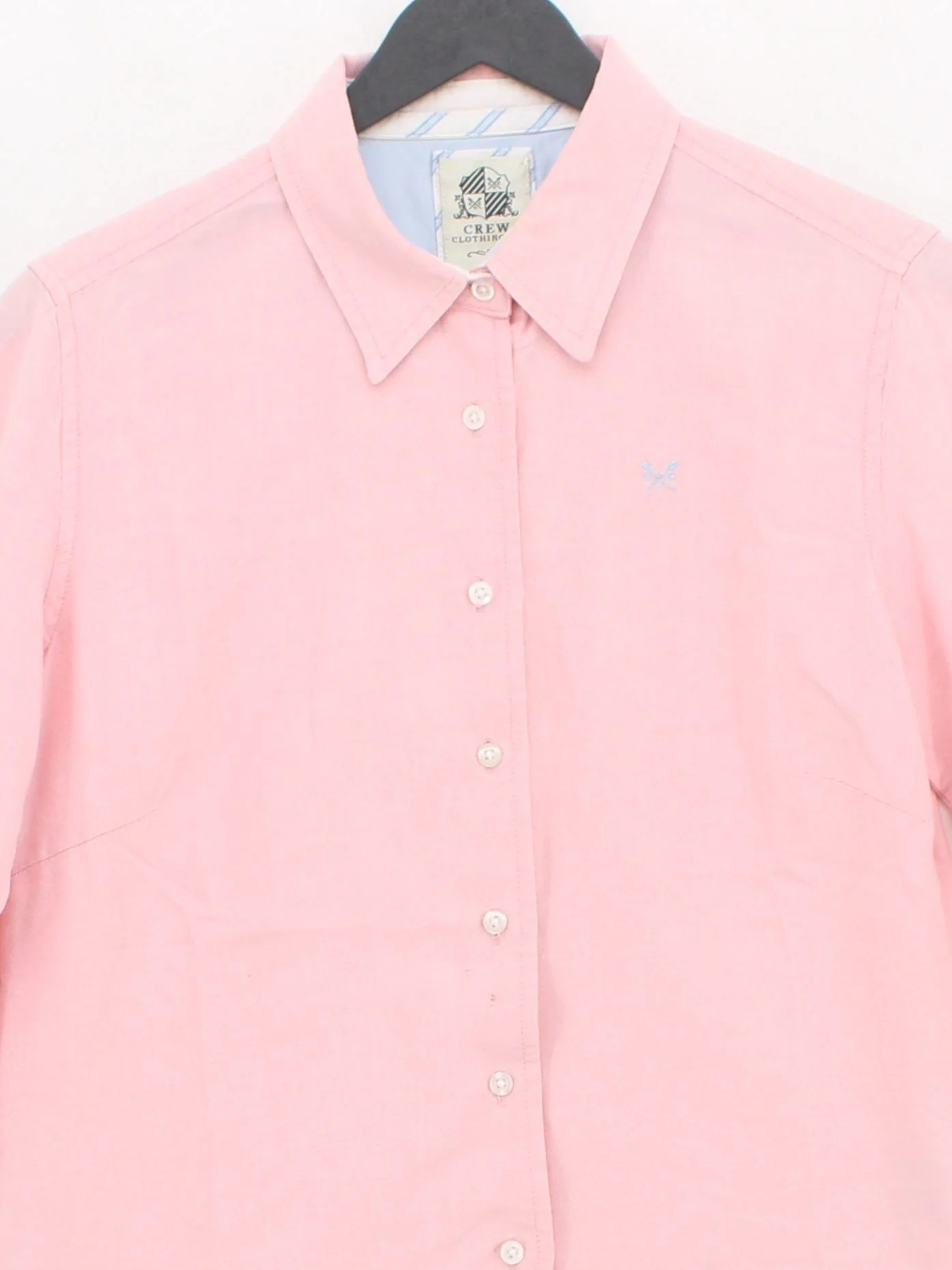 Crew Clothing Company Women's Shirt UK 12 Pink 100% Cotton Basic - Image 3