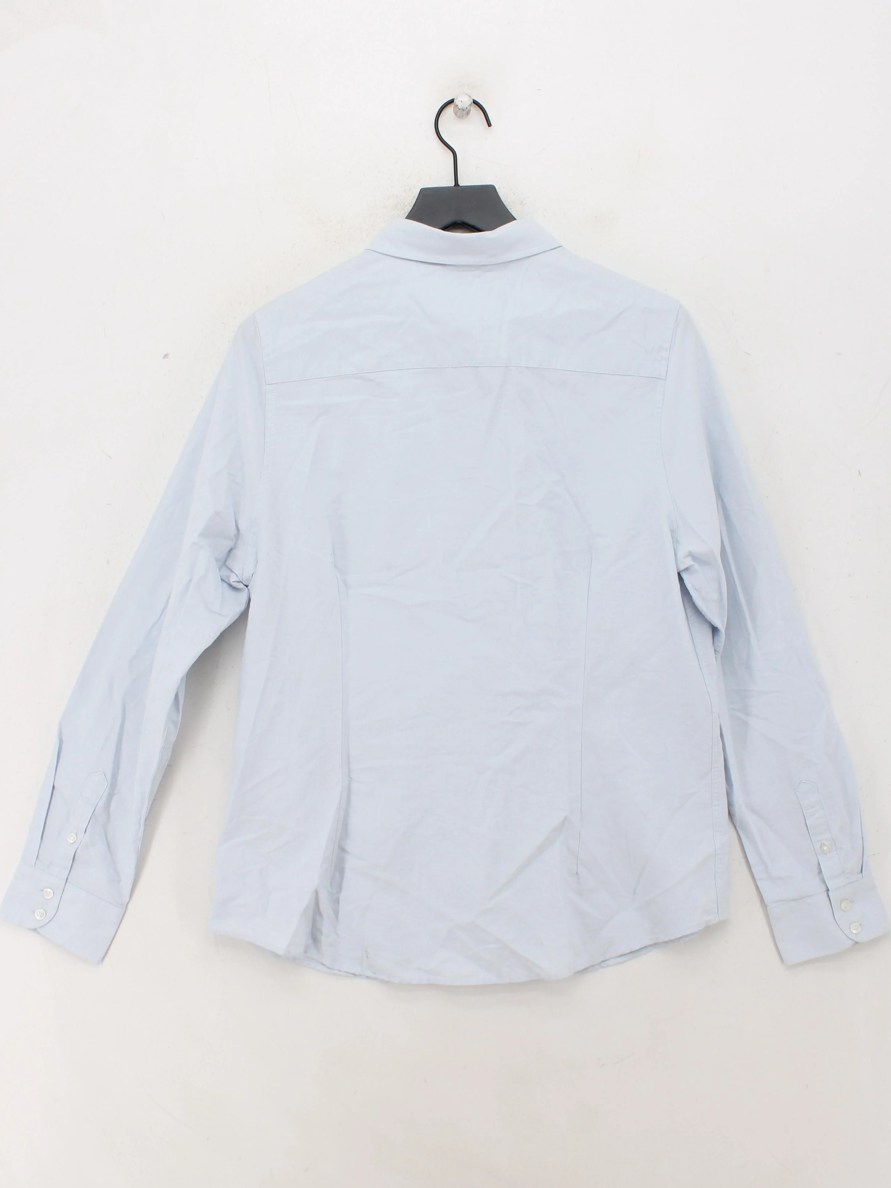 Crew Clothing Company Women's Shirt UK 16 Blue 100% Cotton Basic - Image 2