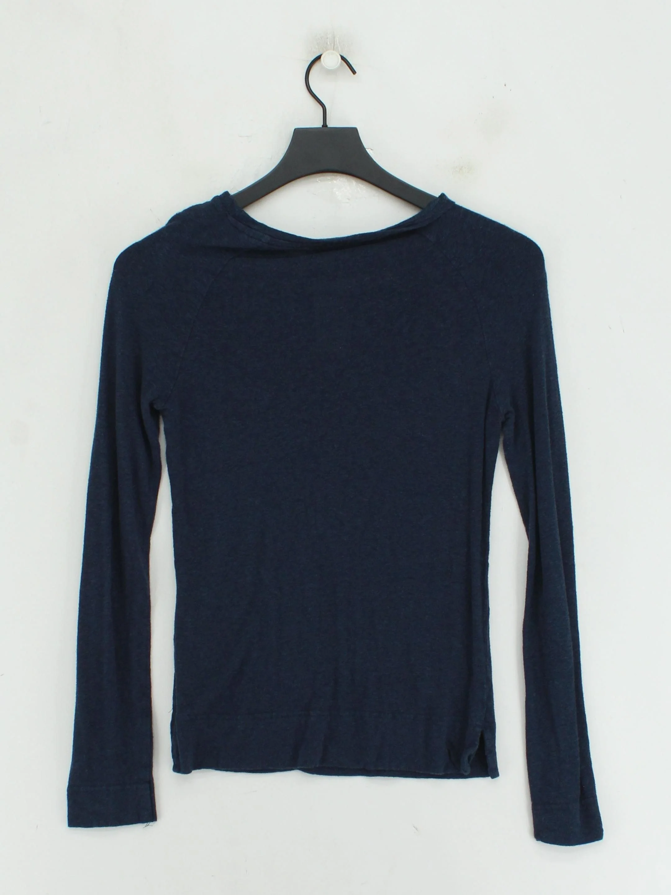 Crew Clothing Company Women's T-Shirt S Blue Linen with Viscose Basic - Image 2