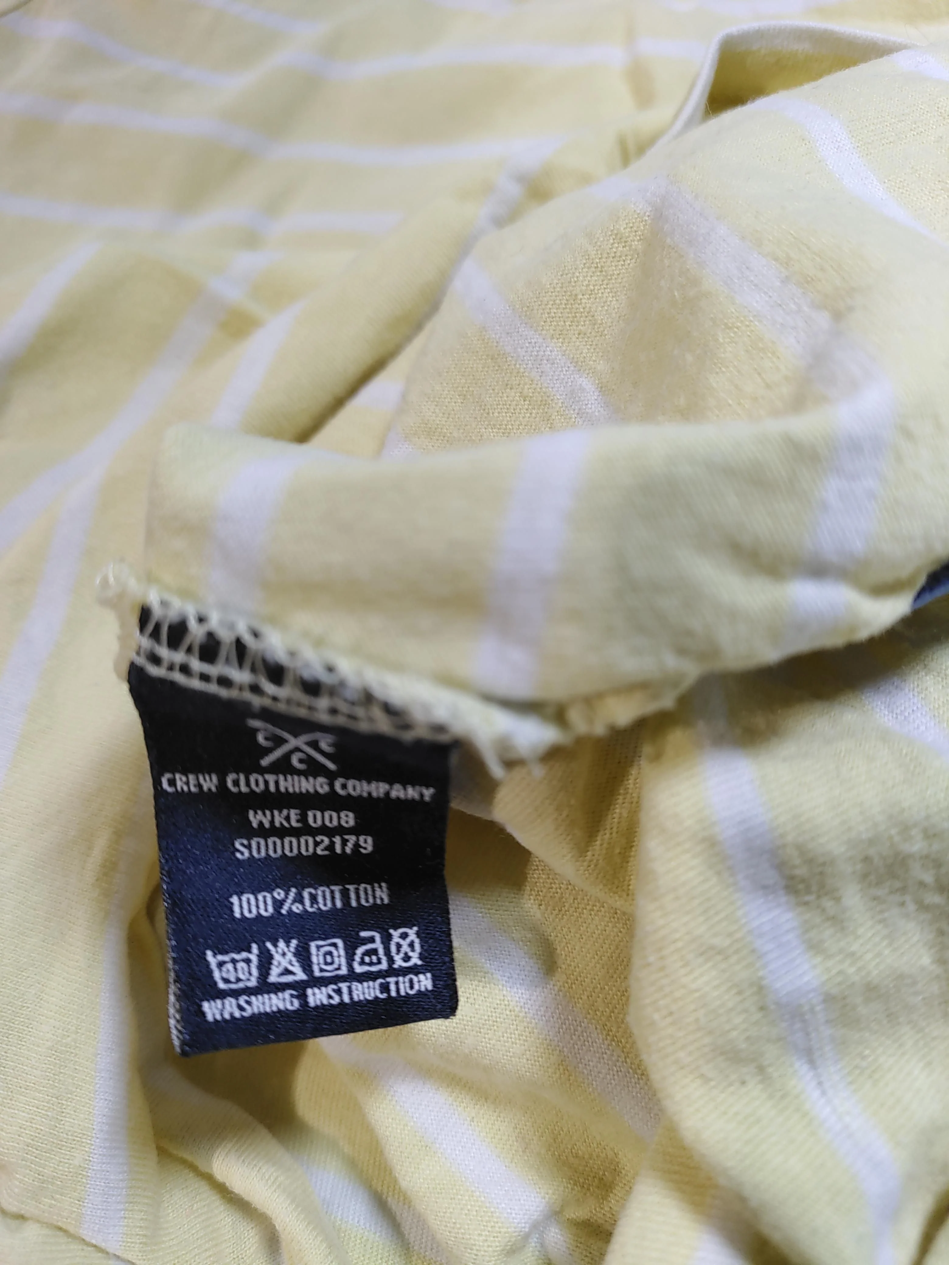 Crew Clothing Company Women's T-Shirt UK 10 Yellow 100% Cotton Basic - Image 9