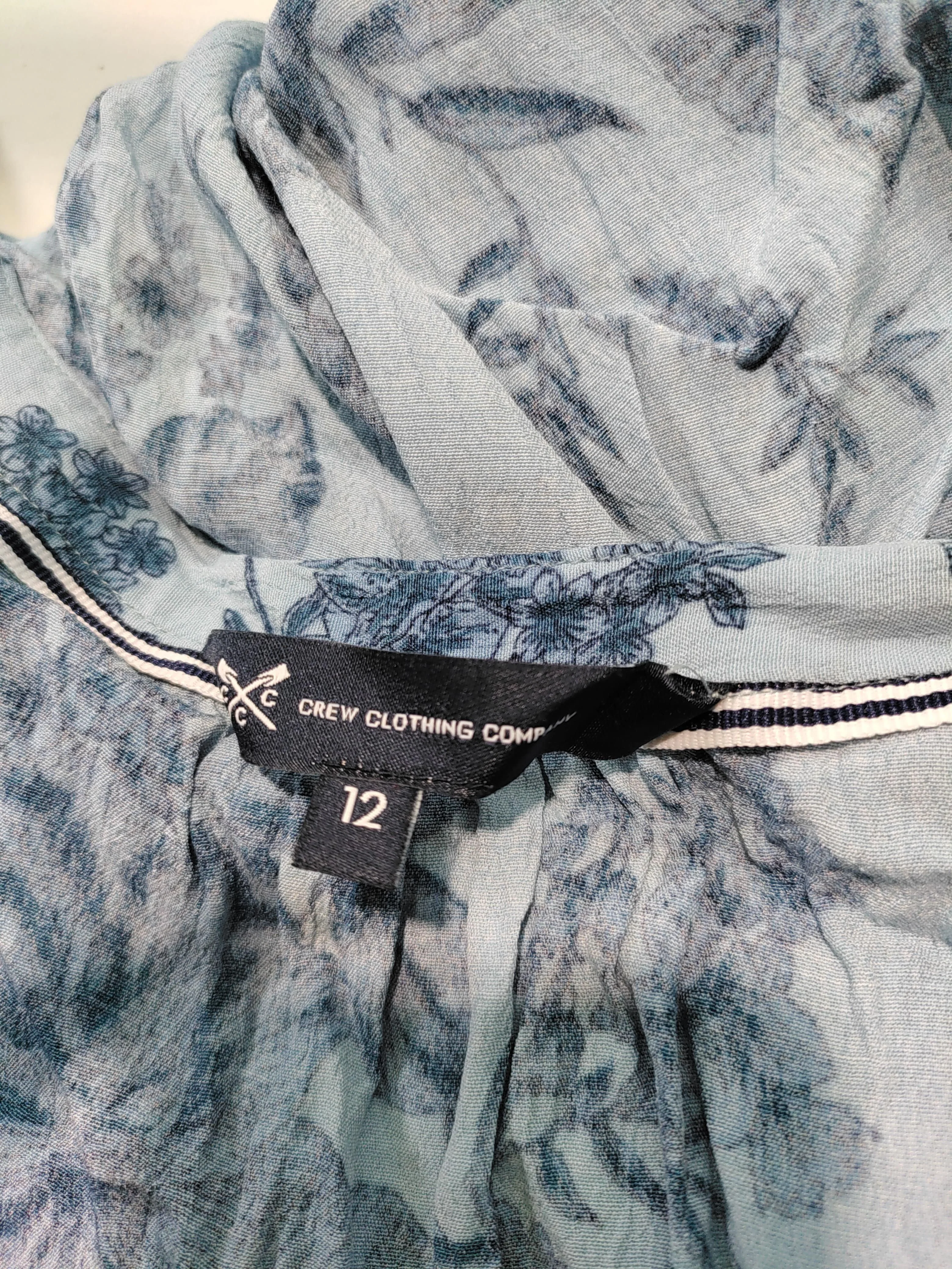 Crew Clothing Company Women's Top UK 12 Blue 100% Viscose Basic - Image 5