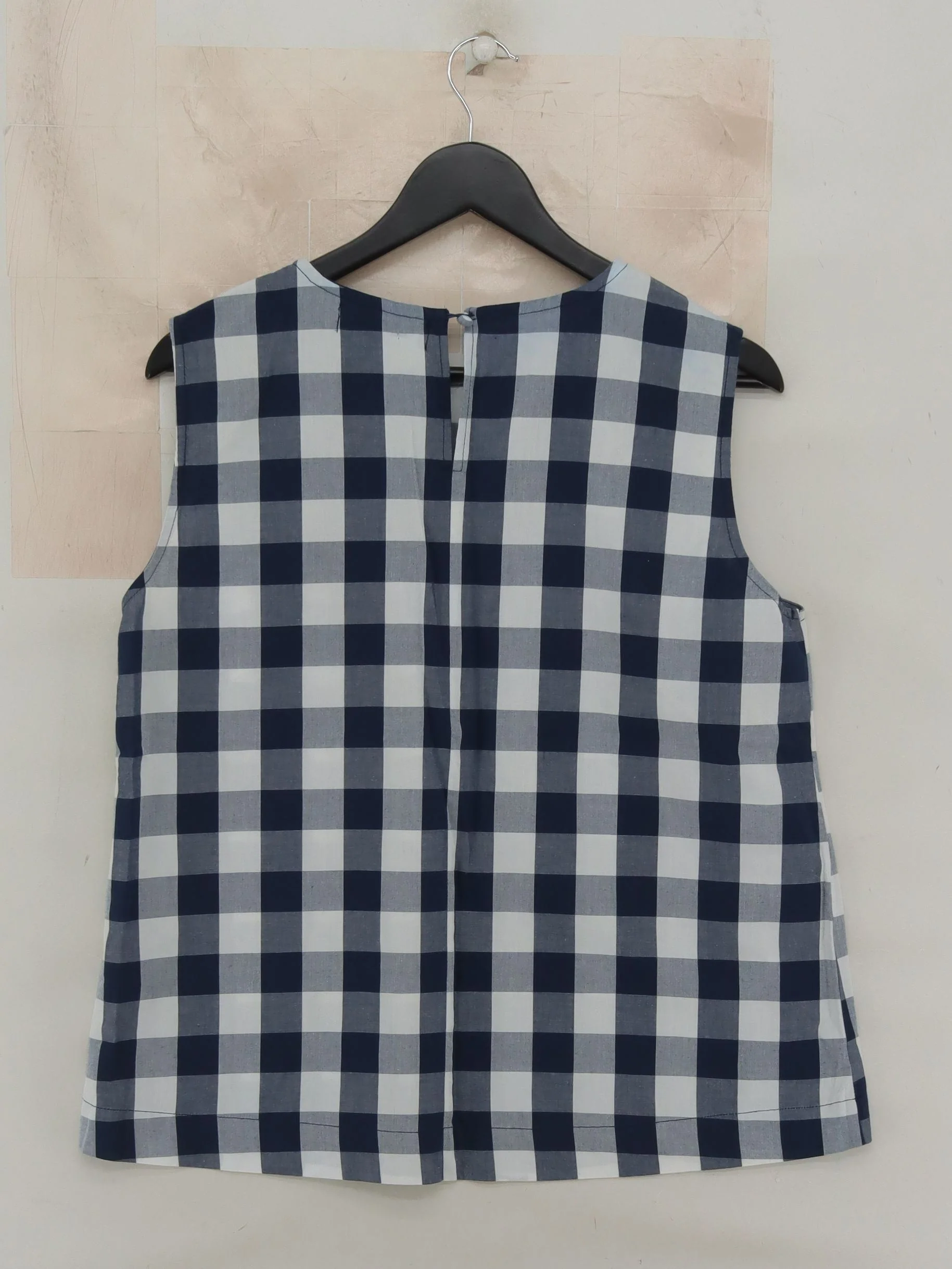Crew Clothing Company Women's Top UK 14 Blue 100% Cotton Basic - Image 2
