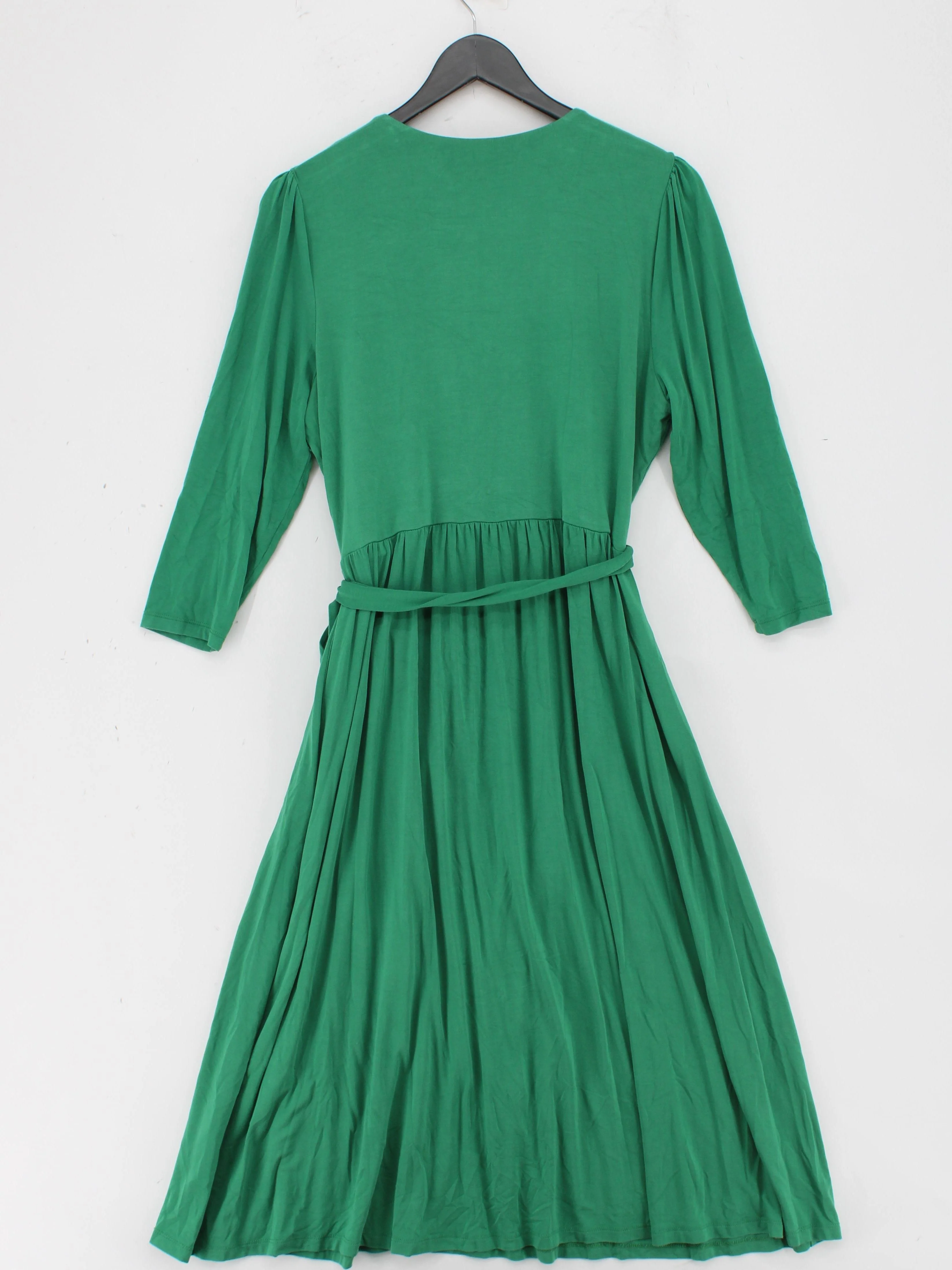 Crew Clothing Company Wrap Midi Dress UK14 in Green - Image 2
