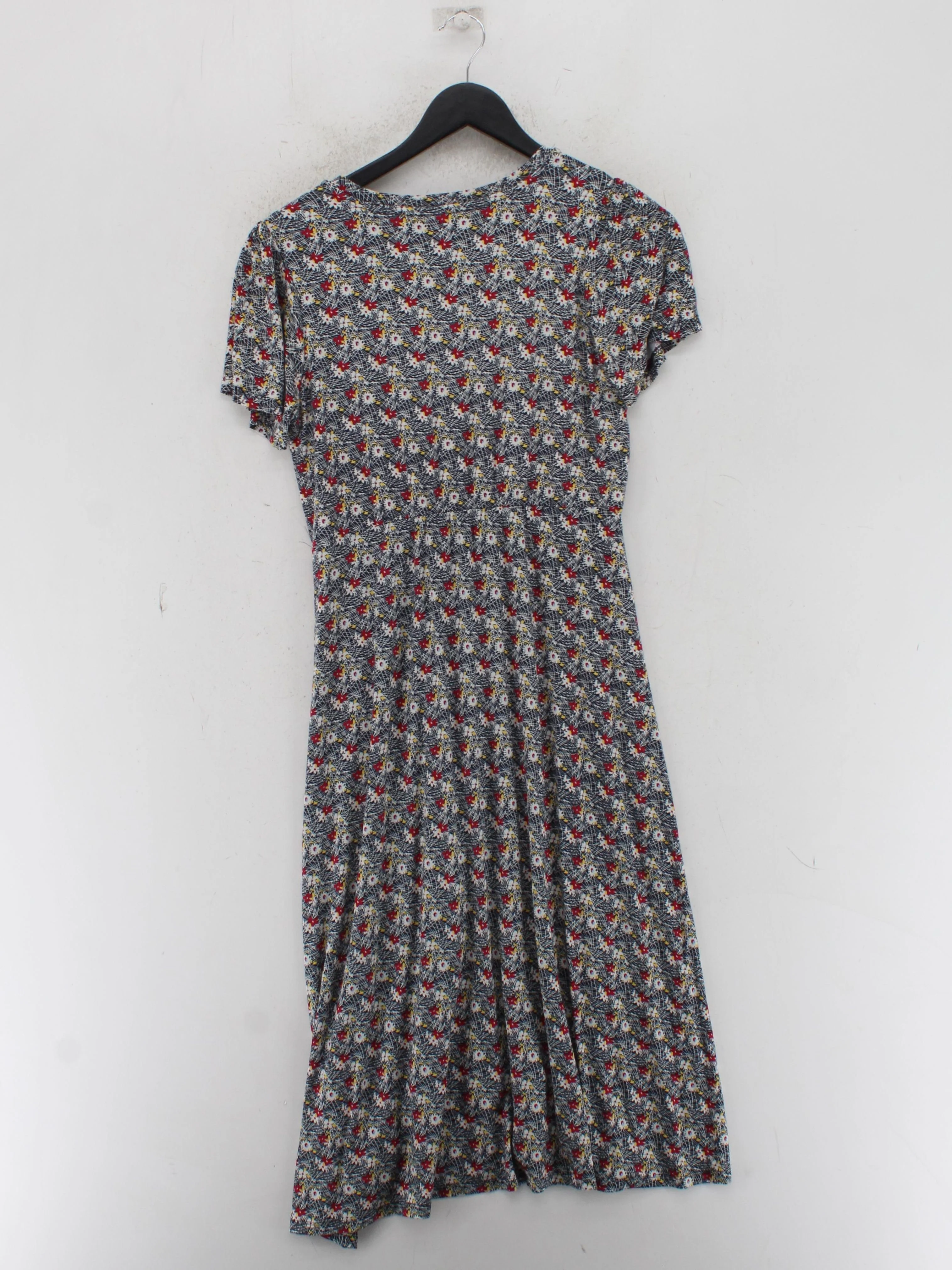 Crew Clothing Company Wrap Midi Dress UK8 in Multi - Image 2