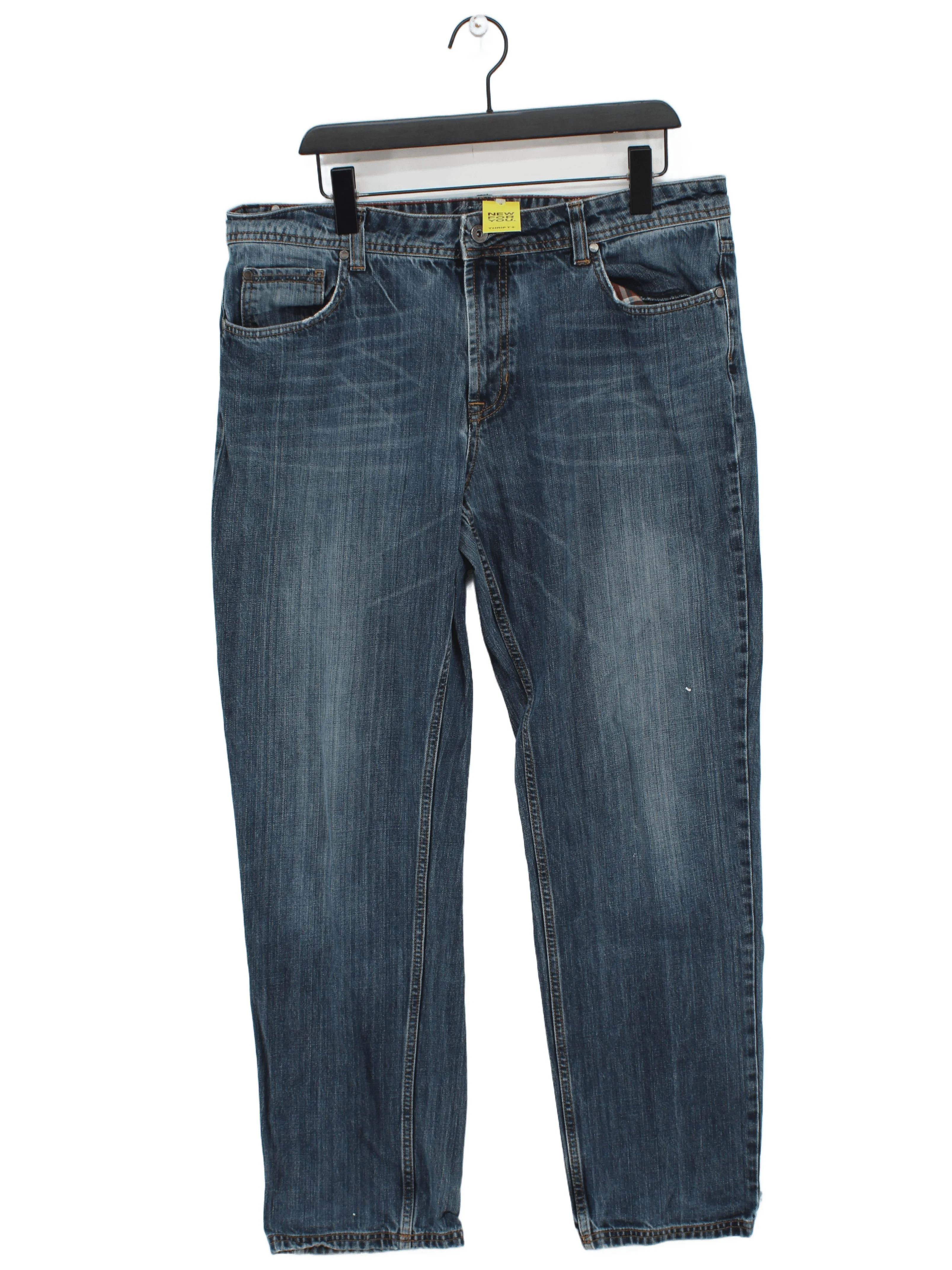 Crew Clothing Men's Jeans W 38 in Blue 100% Cotton Straight