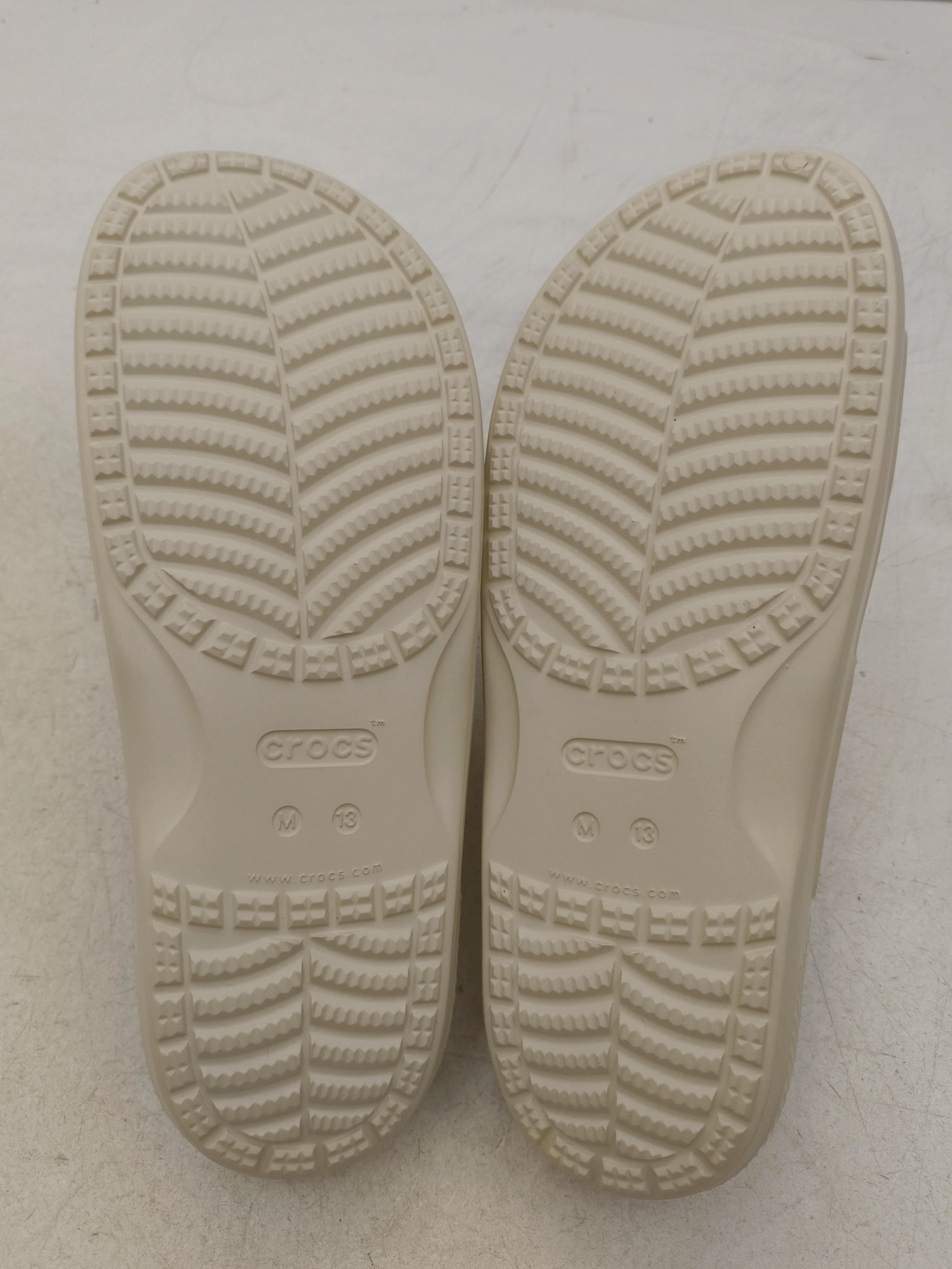 Crocs Men's Sandals UK 12 Cream 100% Other Slider - Image 7