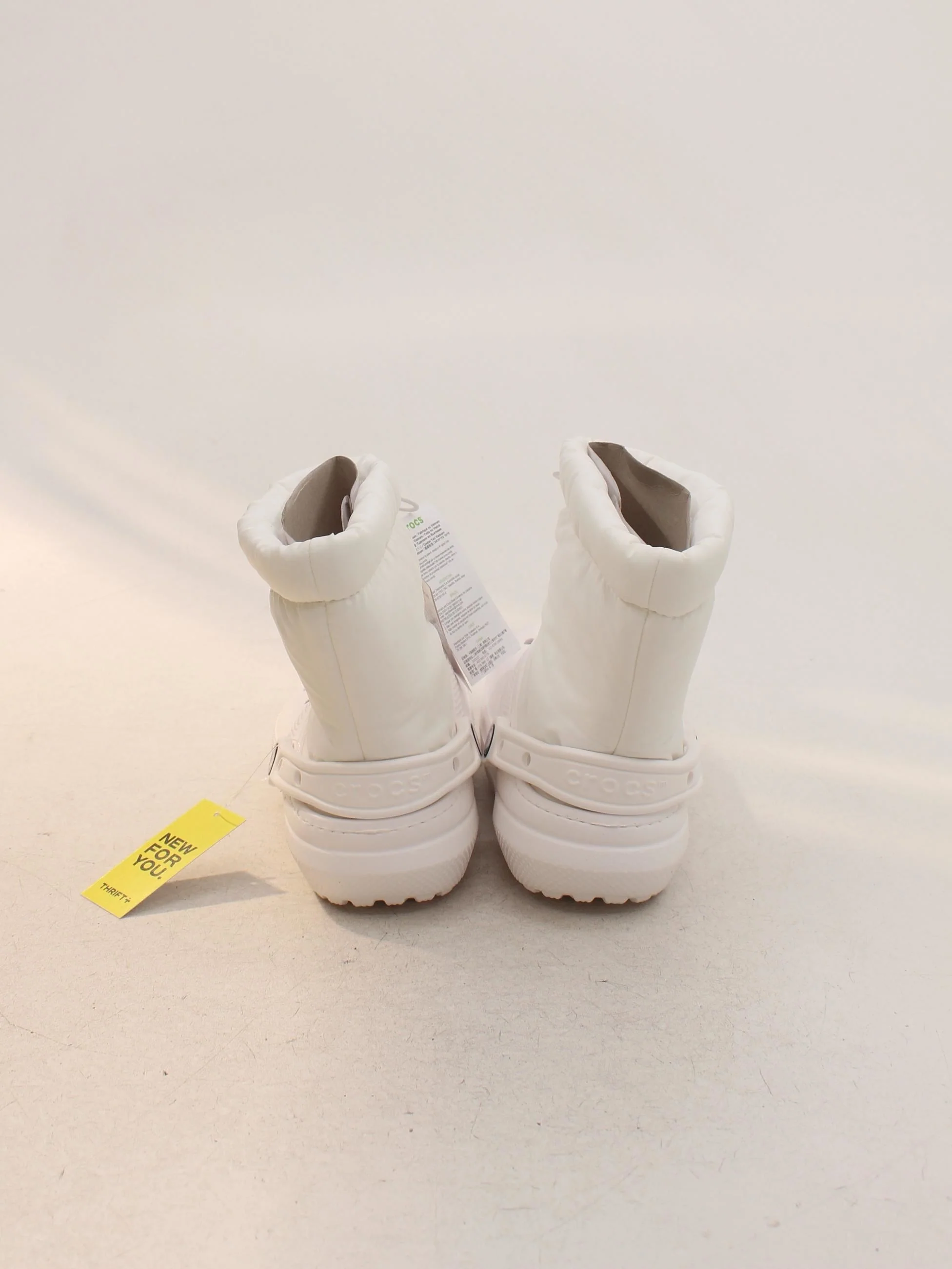 Crocs Women's Boots UK 4 White 100% Other Combat - Image 3