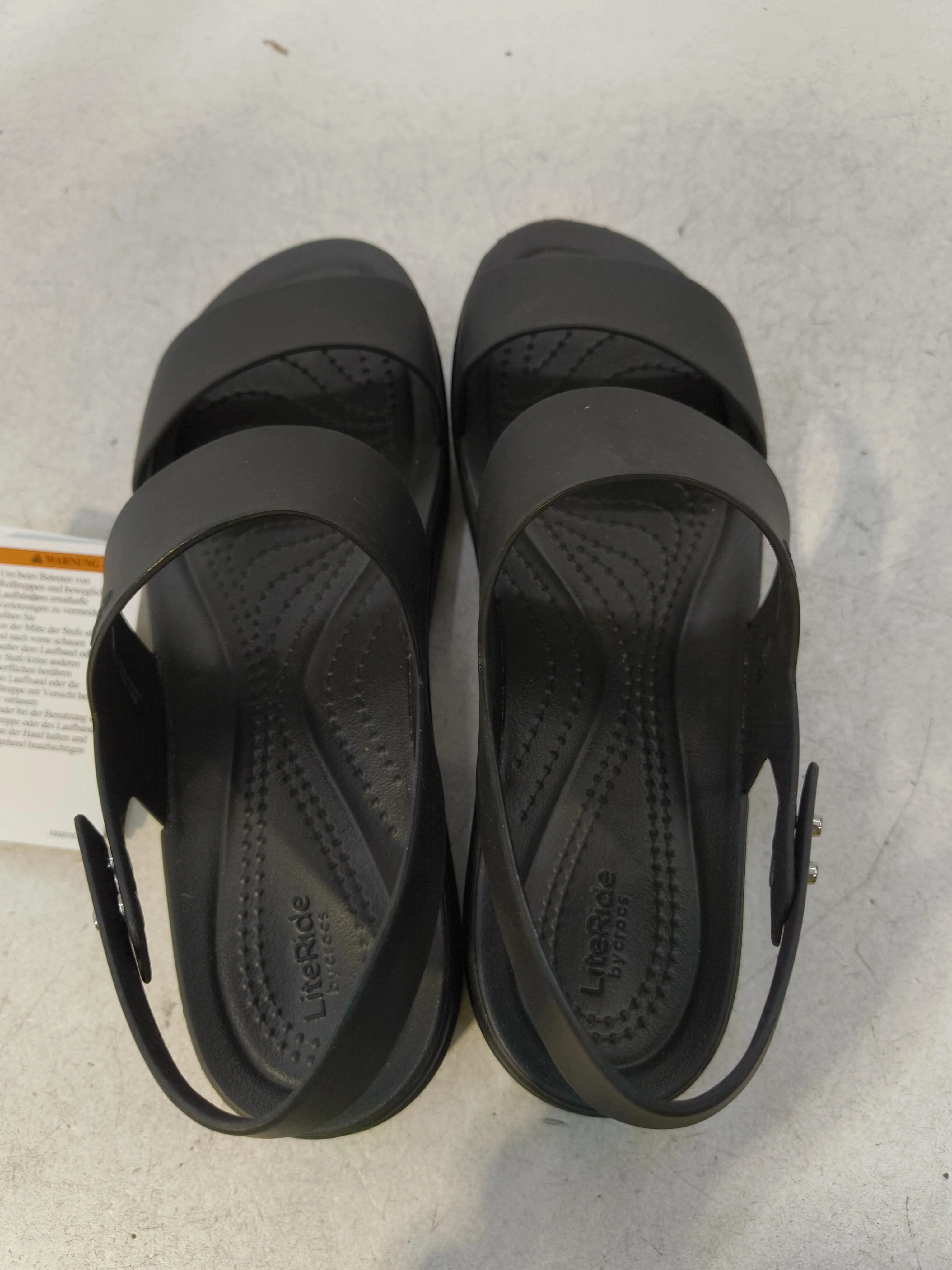 Crocs Women's Sandals UK 6 Black 100% Other Strappy - Image 6