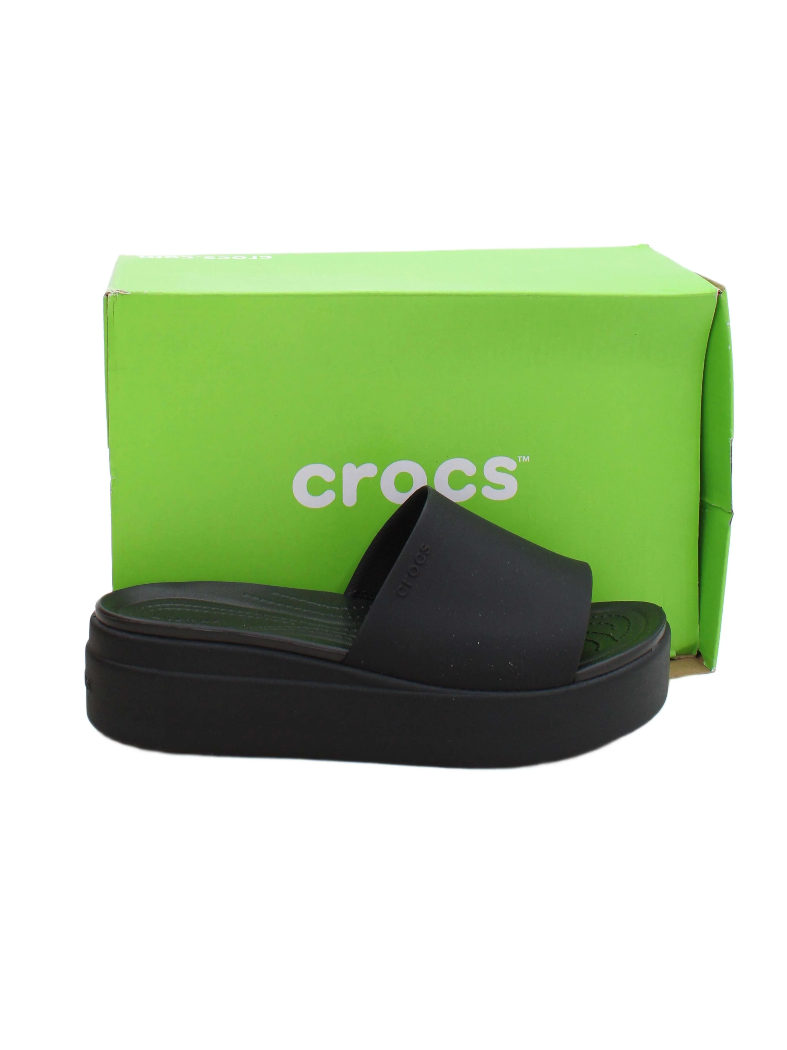 Crocs Women's Sandals UK 6 Black Other with Other Slider