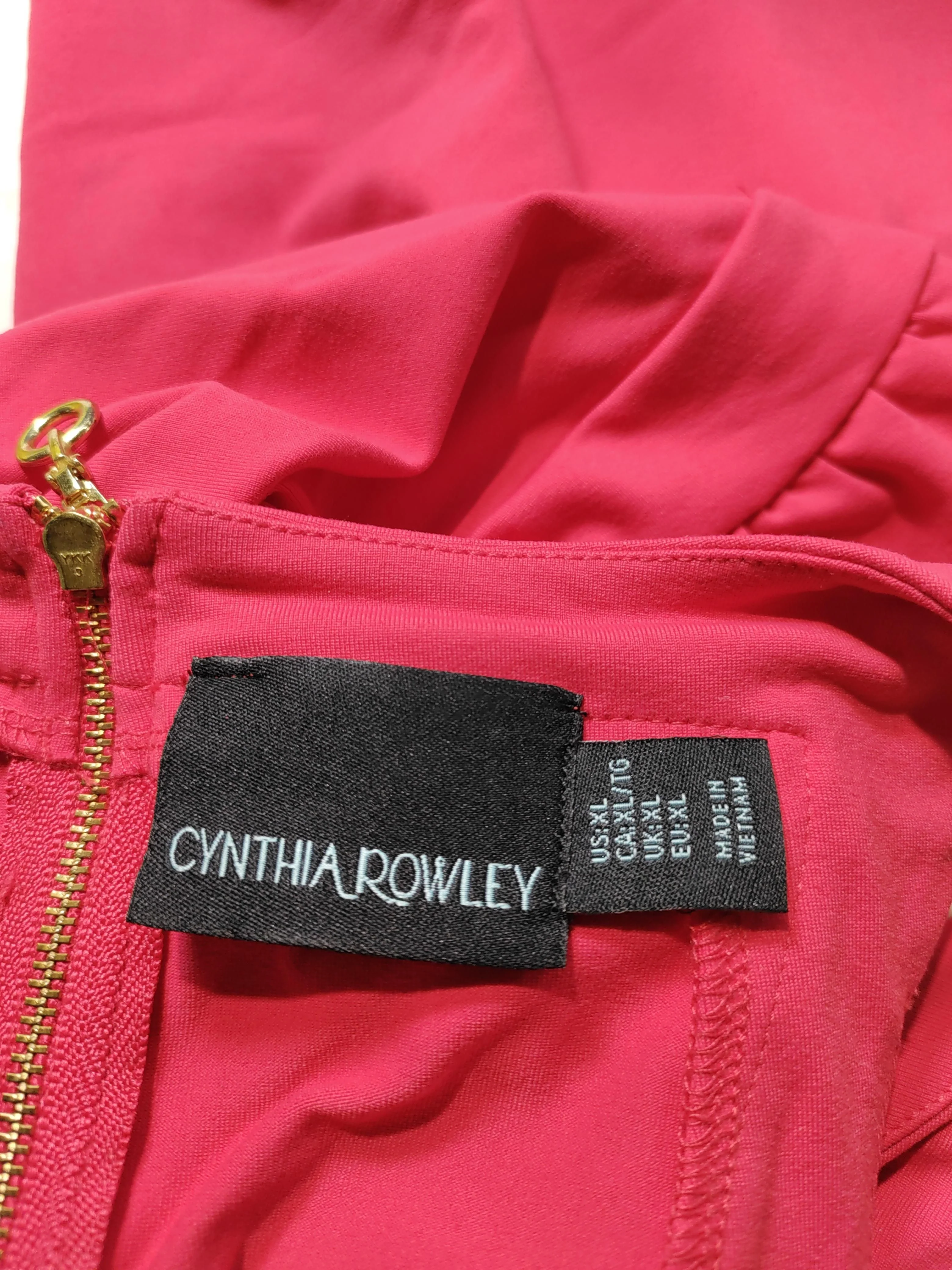 Cynthia Rowley Skater Mini Dress XL in Red - Image 6