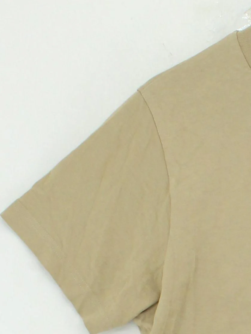 Daily Paper Men's T-Shirt S Tan 100% Cotton Basic - Image 4