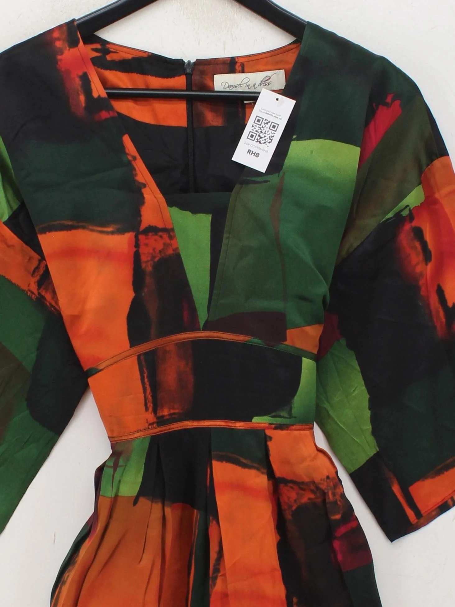 Damsel in a Dress Wrap Midi Dress UK14 in Multi - Image 3