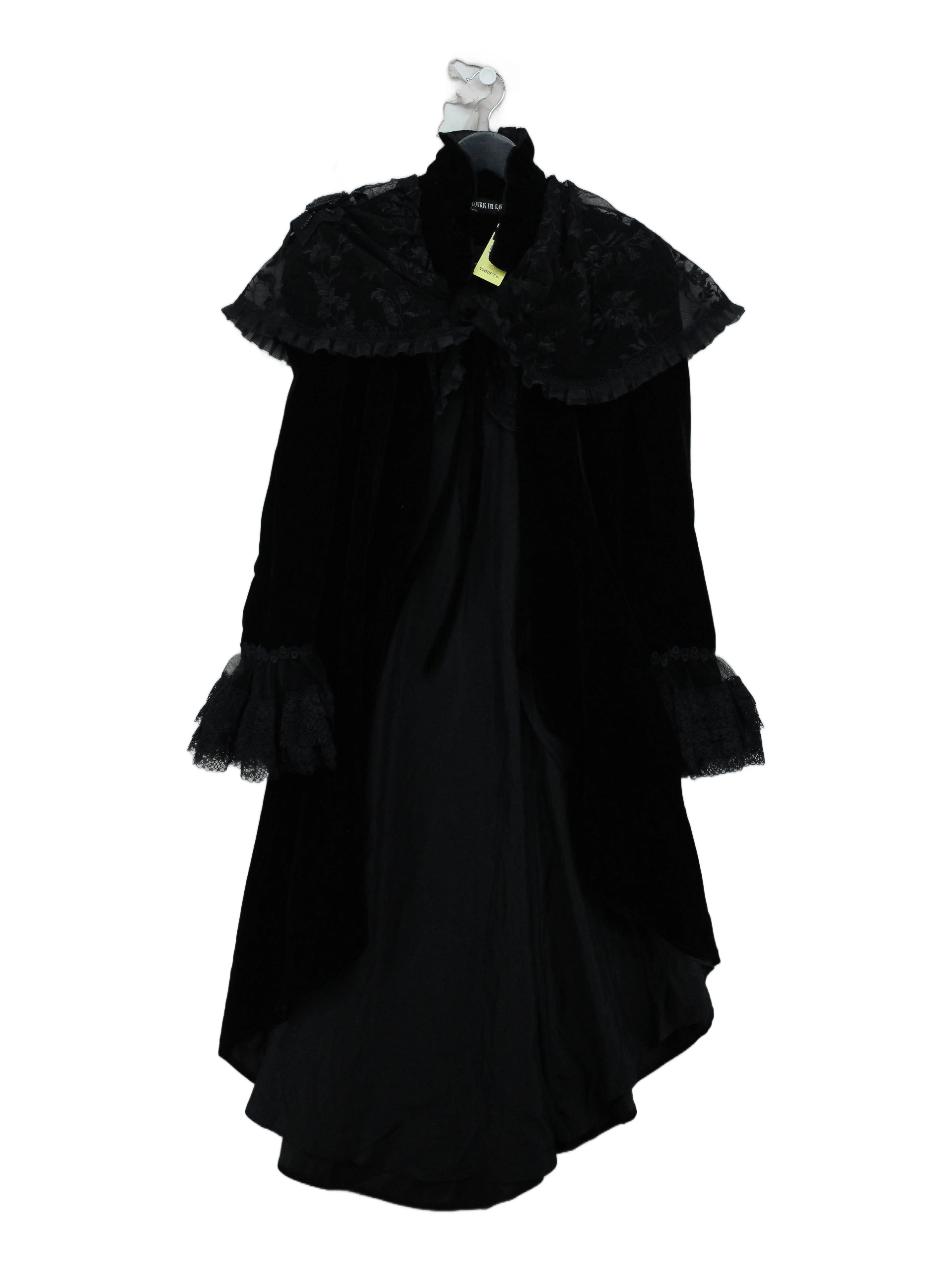 Dark In Love Women's Coat M Black 100% Polyester Overcoat