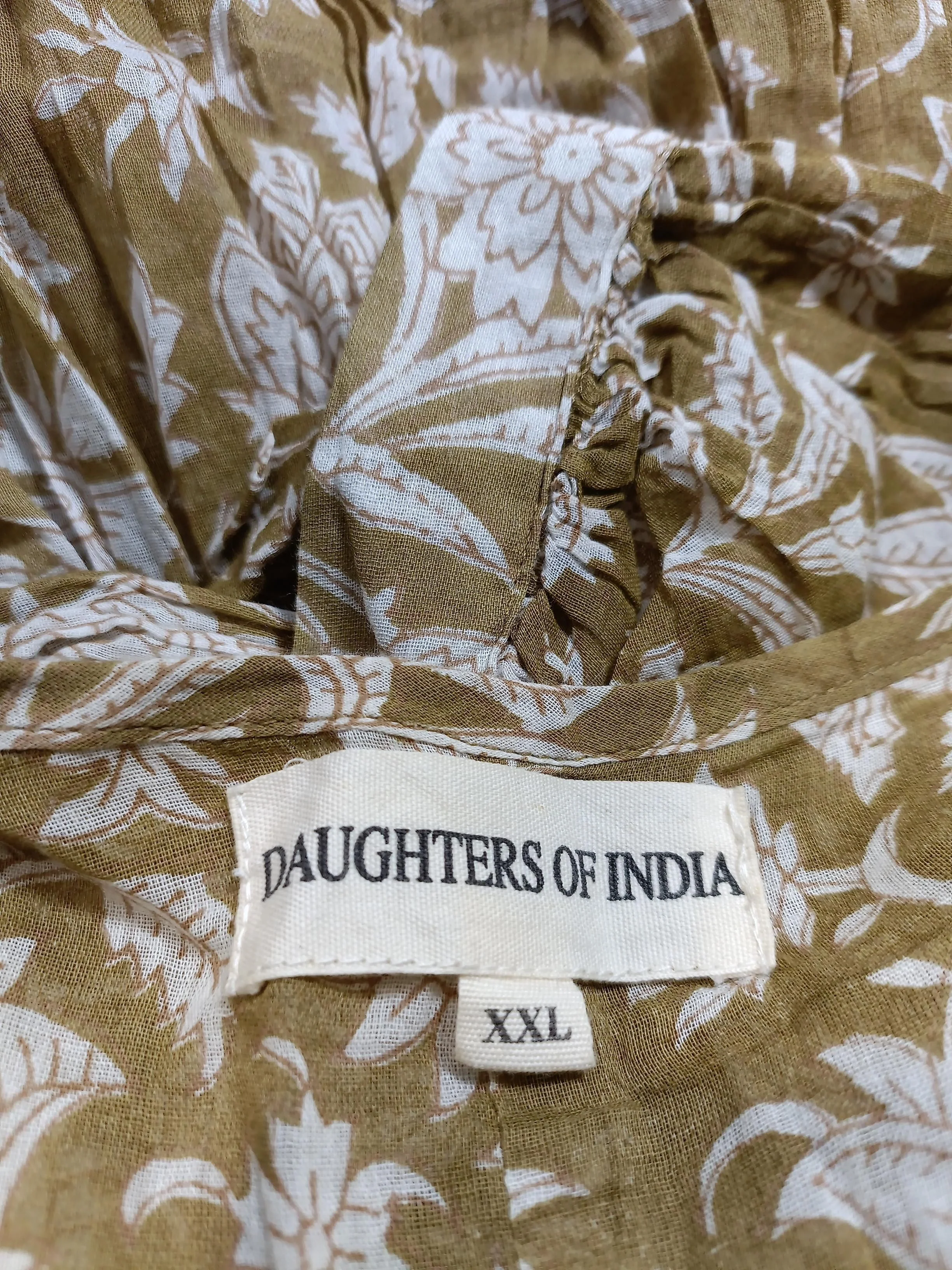 Daughters of India Maxi Dress XXL in Brown - Image 5