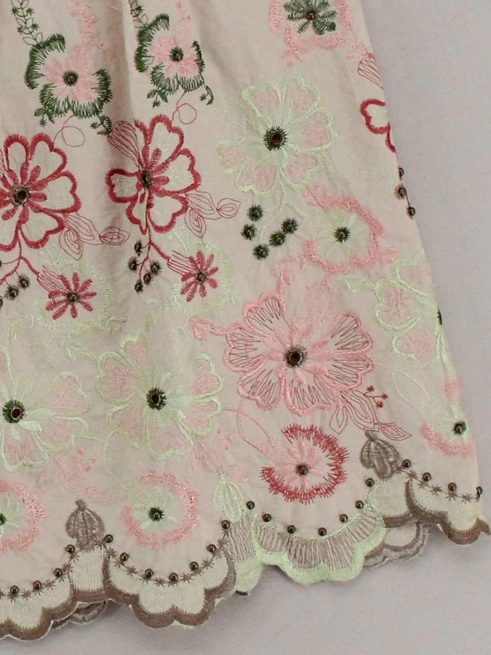 DAY Birger Et Mikkelsen Women's Midi Skirt UK 12 Cream 100% Cotton A-Line - Image 4