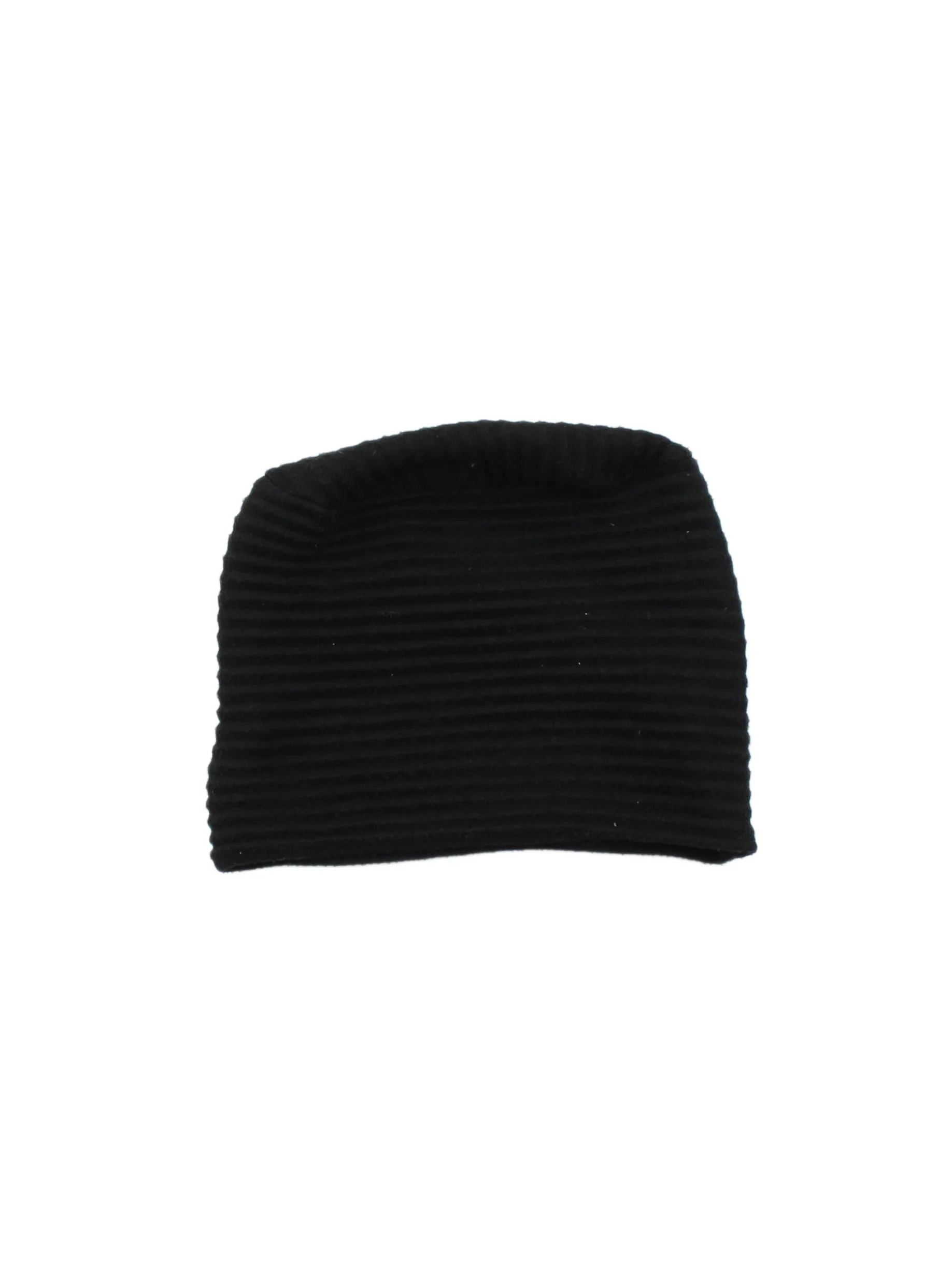 Design Stockholm House Men's Hat Black Polyester with Viscose Beanie