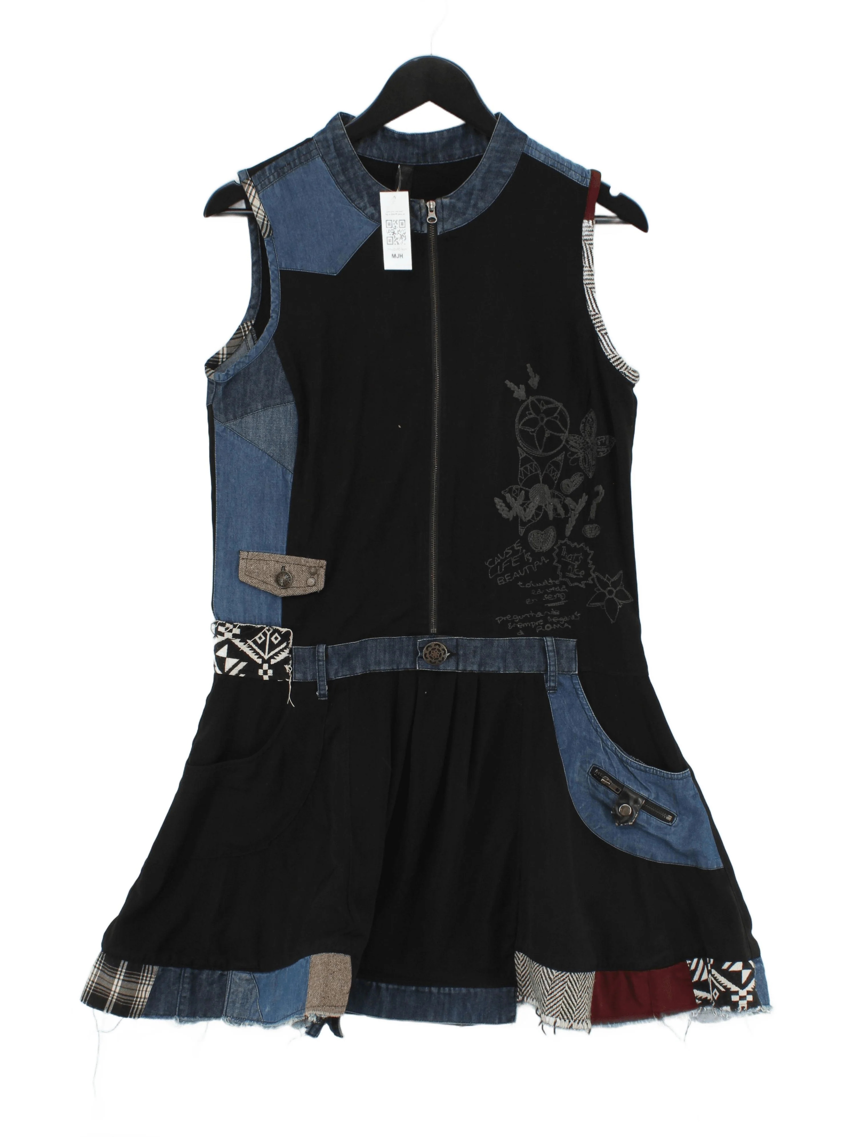 Desigual Skater Mini Dress in Black