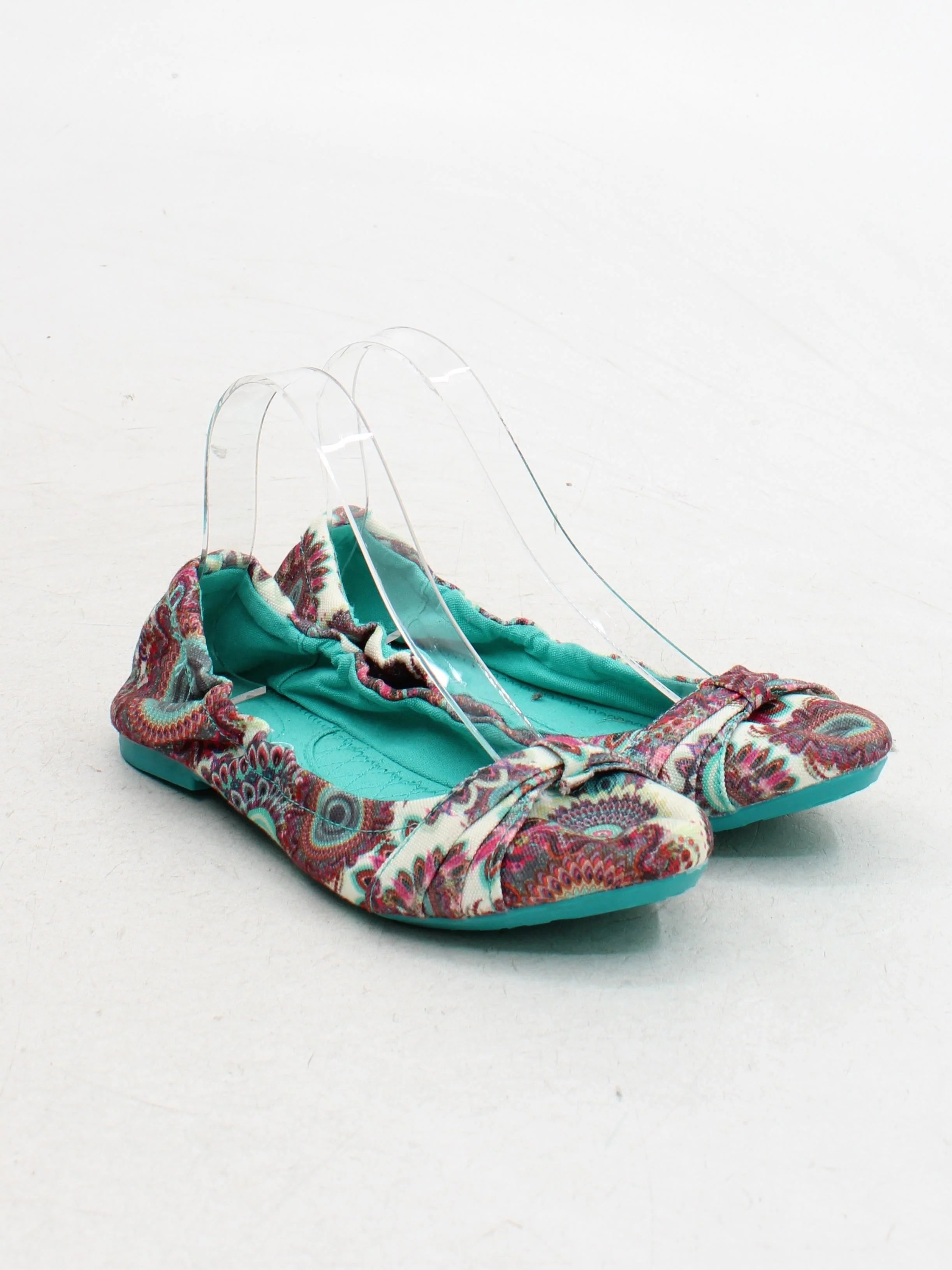 Desigual Women's Flat Shoes UK 7 Multi Paisley 100% Other Ballet - Image 4