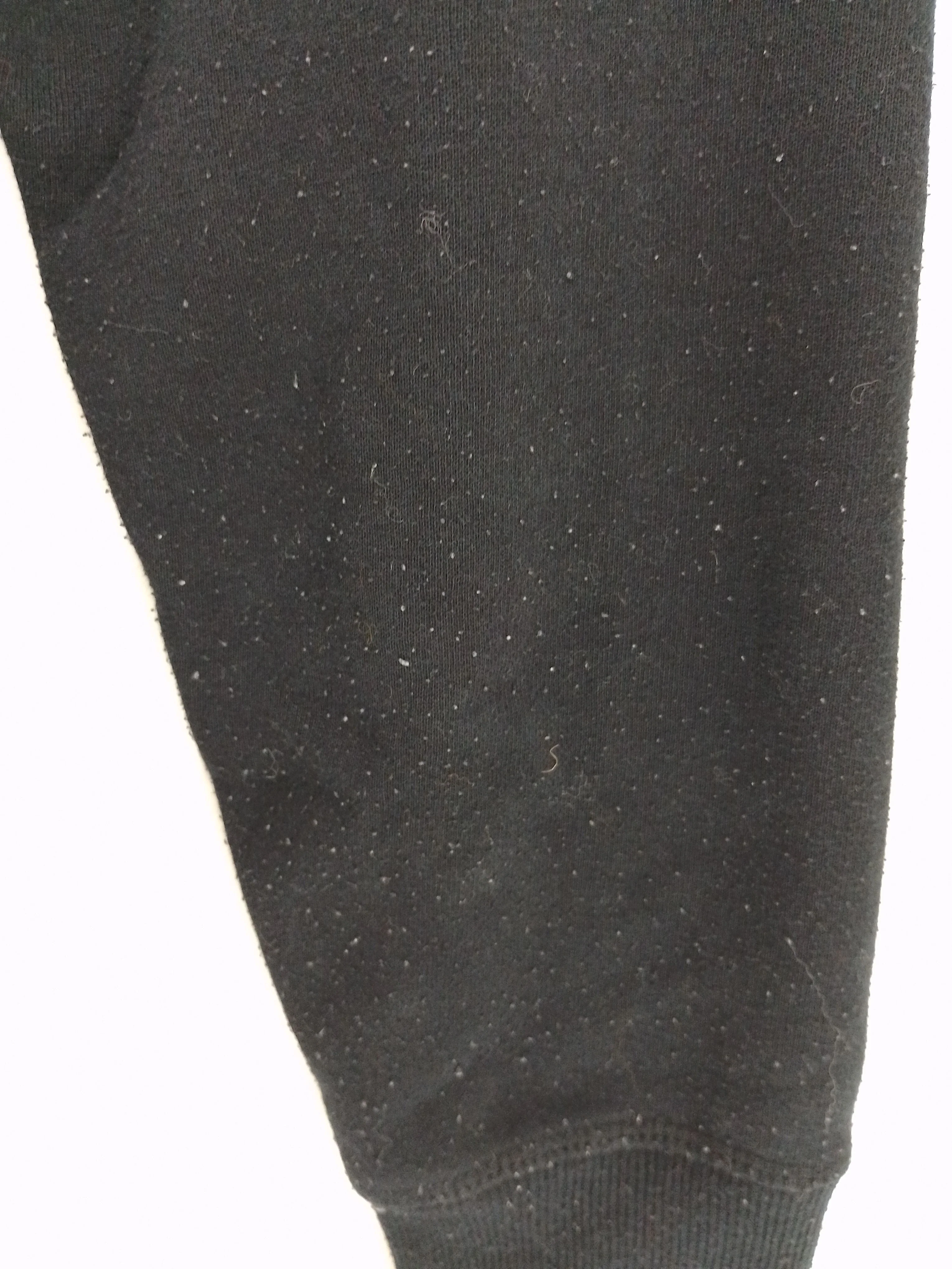 Diadora Men's Hoodie Chest: 18 in Black Polyester with Cotton Pullover - Image 7