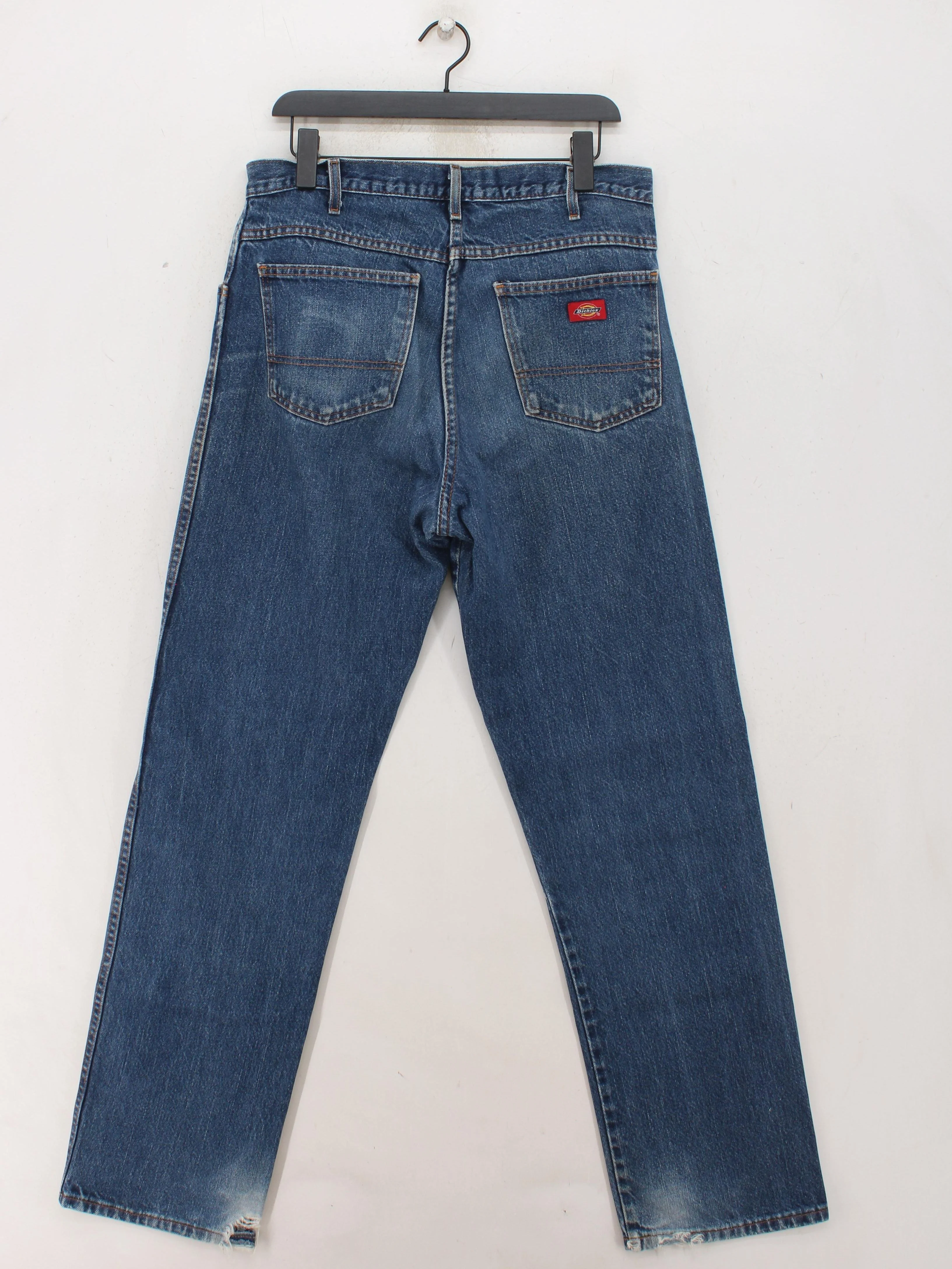 Dickies Men's Jeans W 34 in; L 34 in Blue 100% Cotton Straight - Image 2