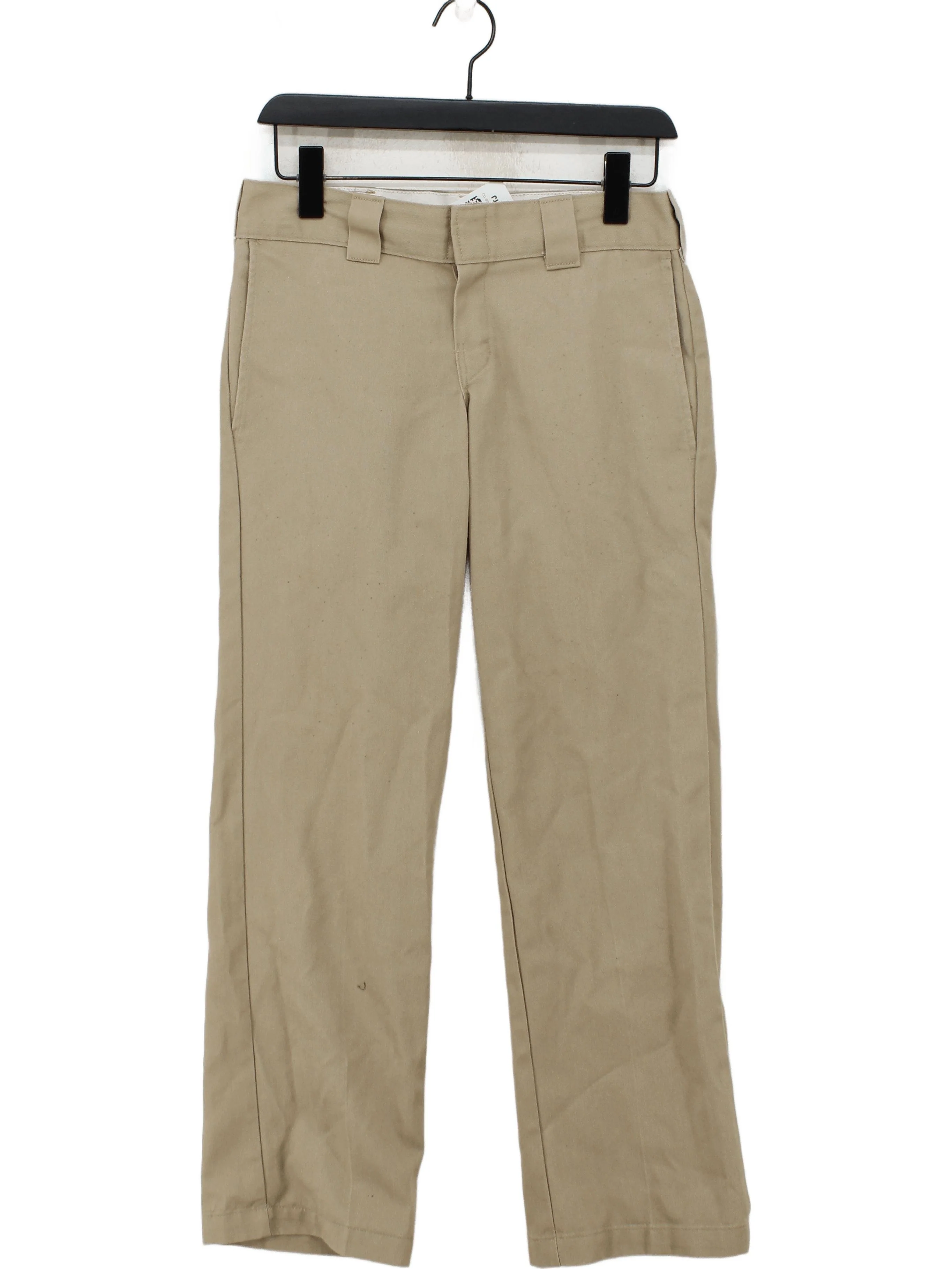 Dickies Men's Trousers W 28 in; L 30 in Tan Polyester with Cotton Straight Chino