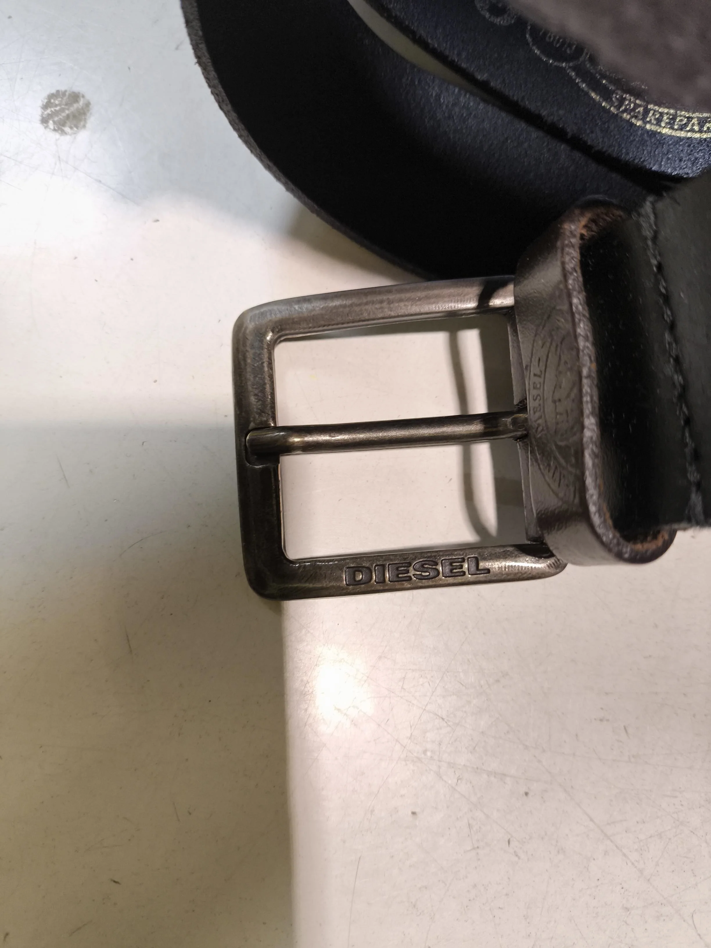 Diesel Men's Belt M Black 100% Leather Dress Belt - Image 5