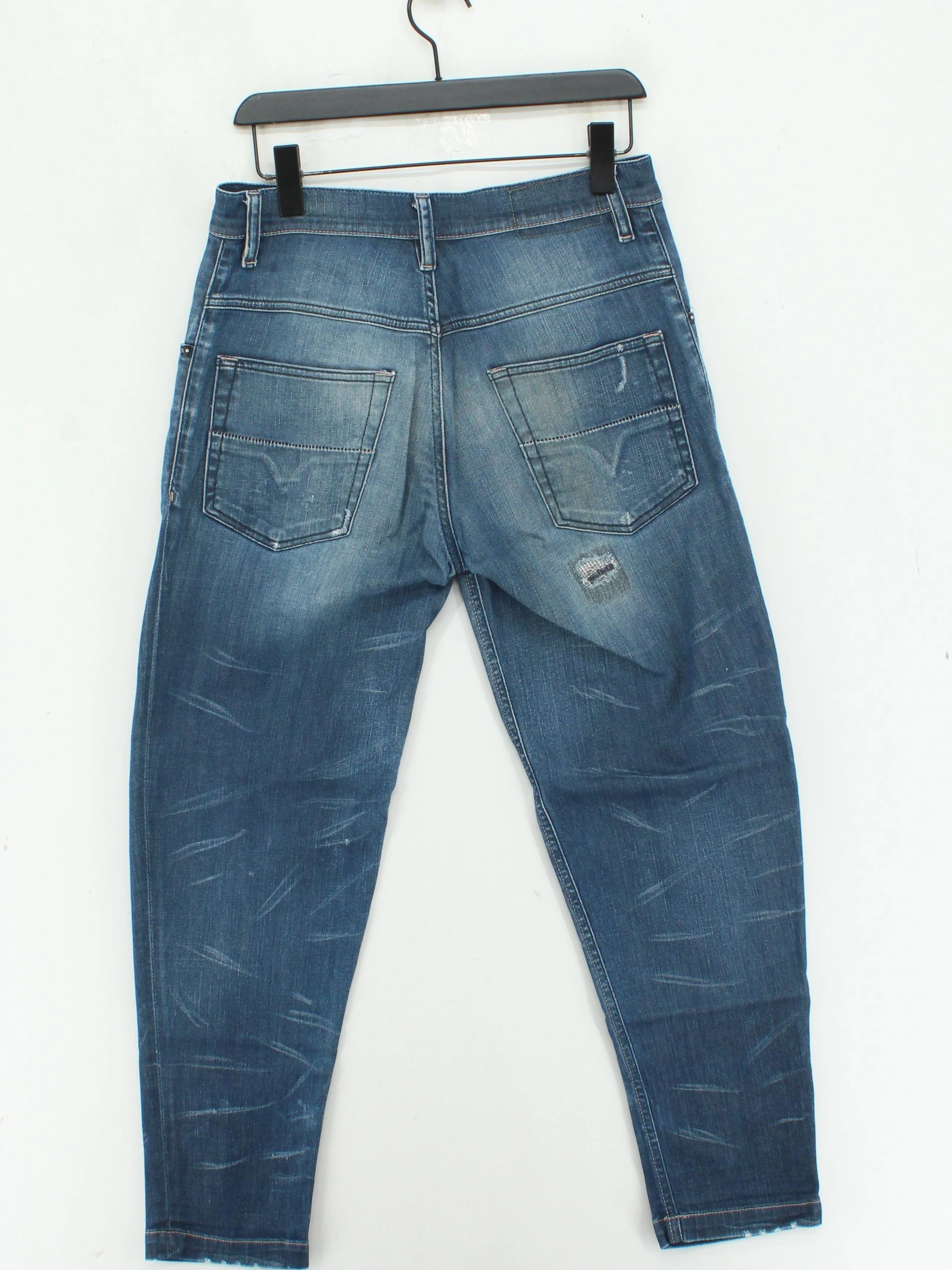 Diesel Men's Jeans W 27 in Blue Cotton with Elastane Straight - Image 2