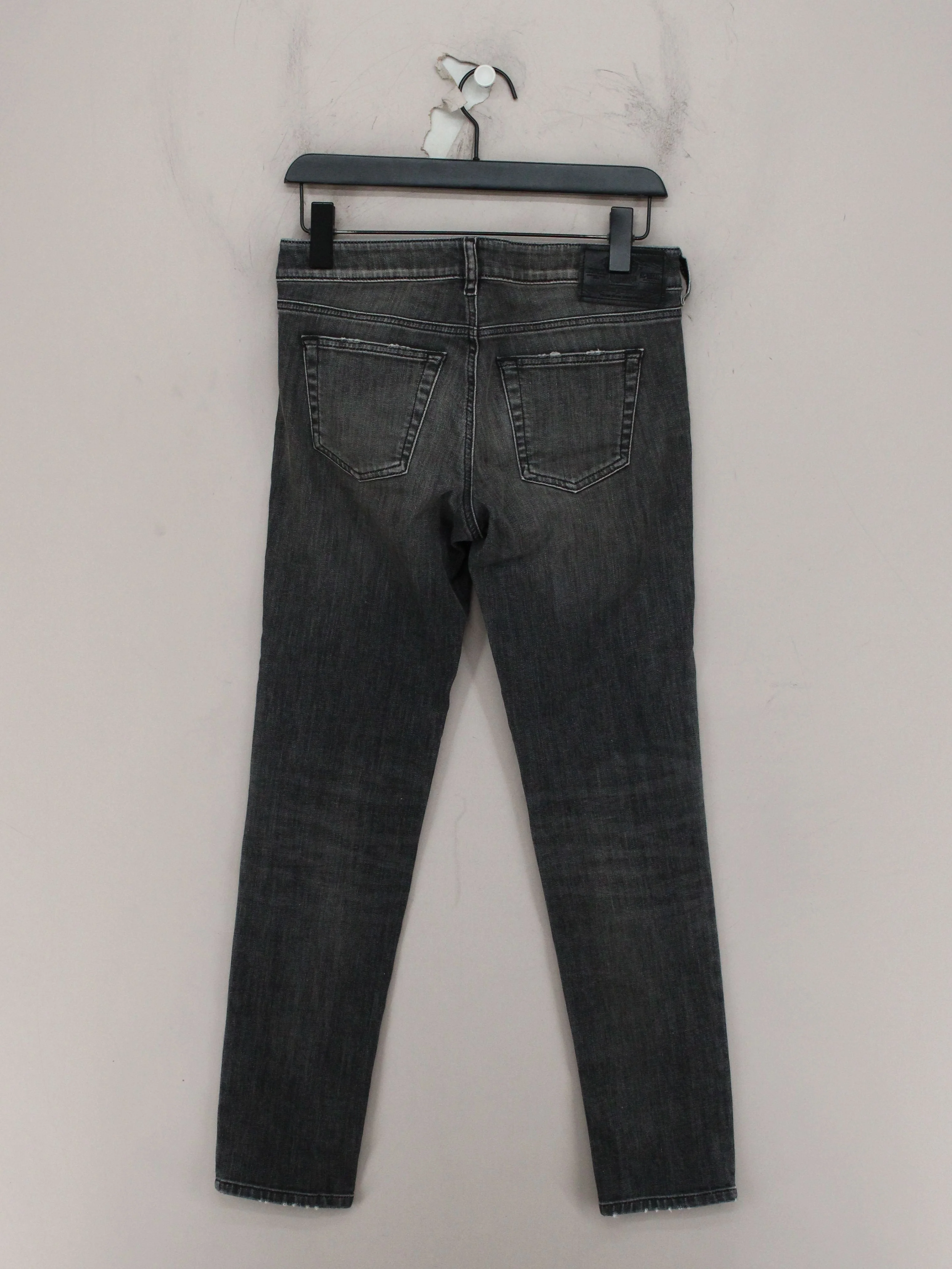 Diesel Men's Jeans W 27 in Grey Cotton with Polyester, Elastane Skinny - Image 2