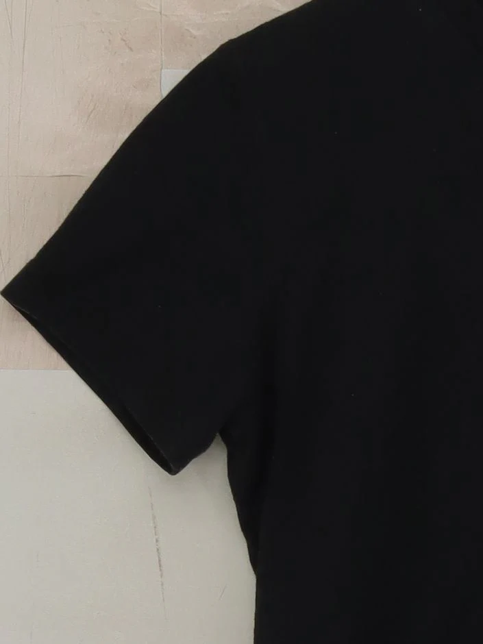 Diesel Men's T-Shirt S Black Cotton with Polyester Basic - Image 4