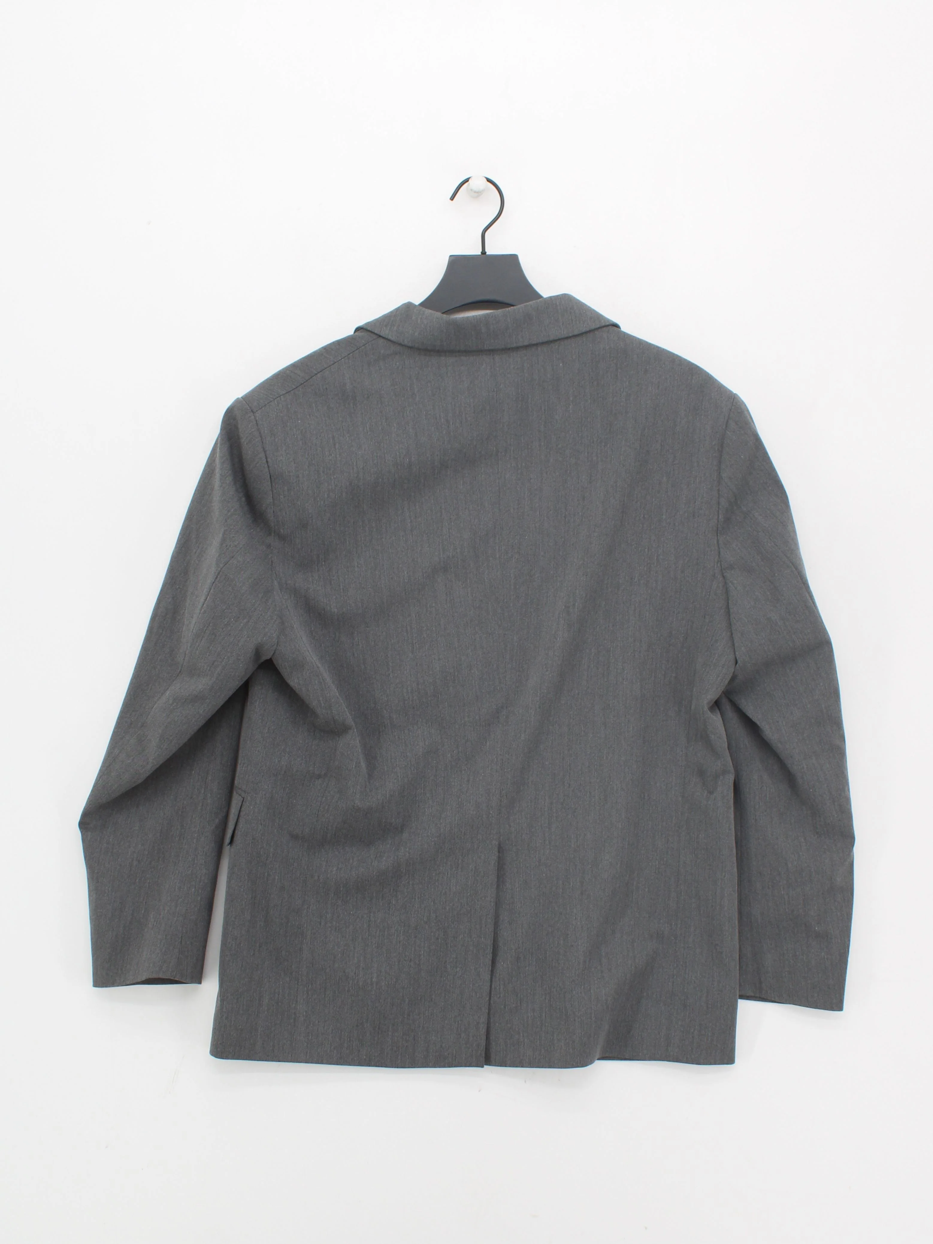 DJERF AVENUE Men's Blazer S Grey Polyester with Viscose, Elastane Overcoat - Image 2