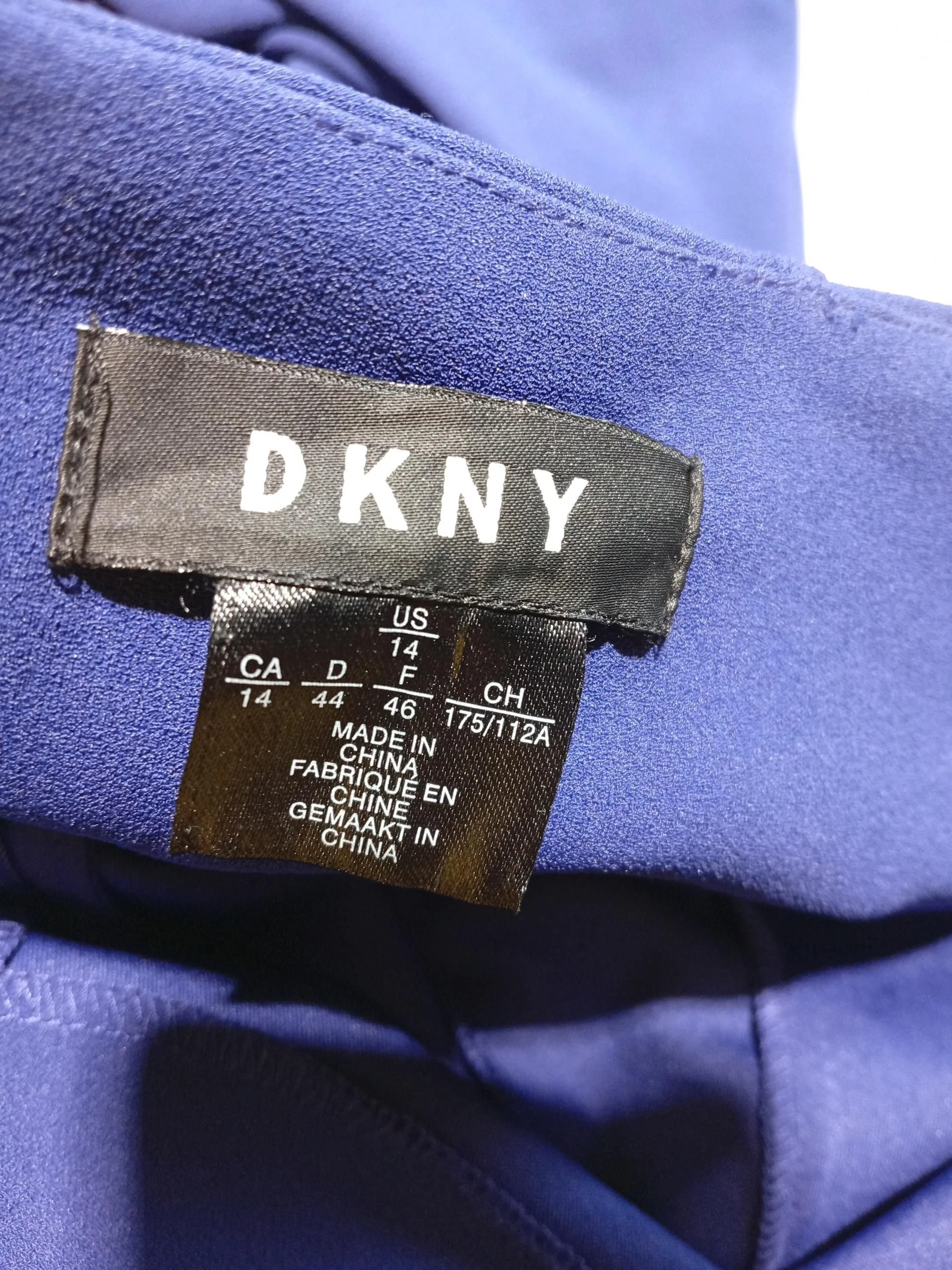 DKNY A-Line Mini Dress in Blue - Image 5