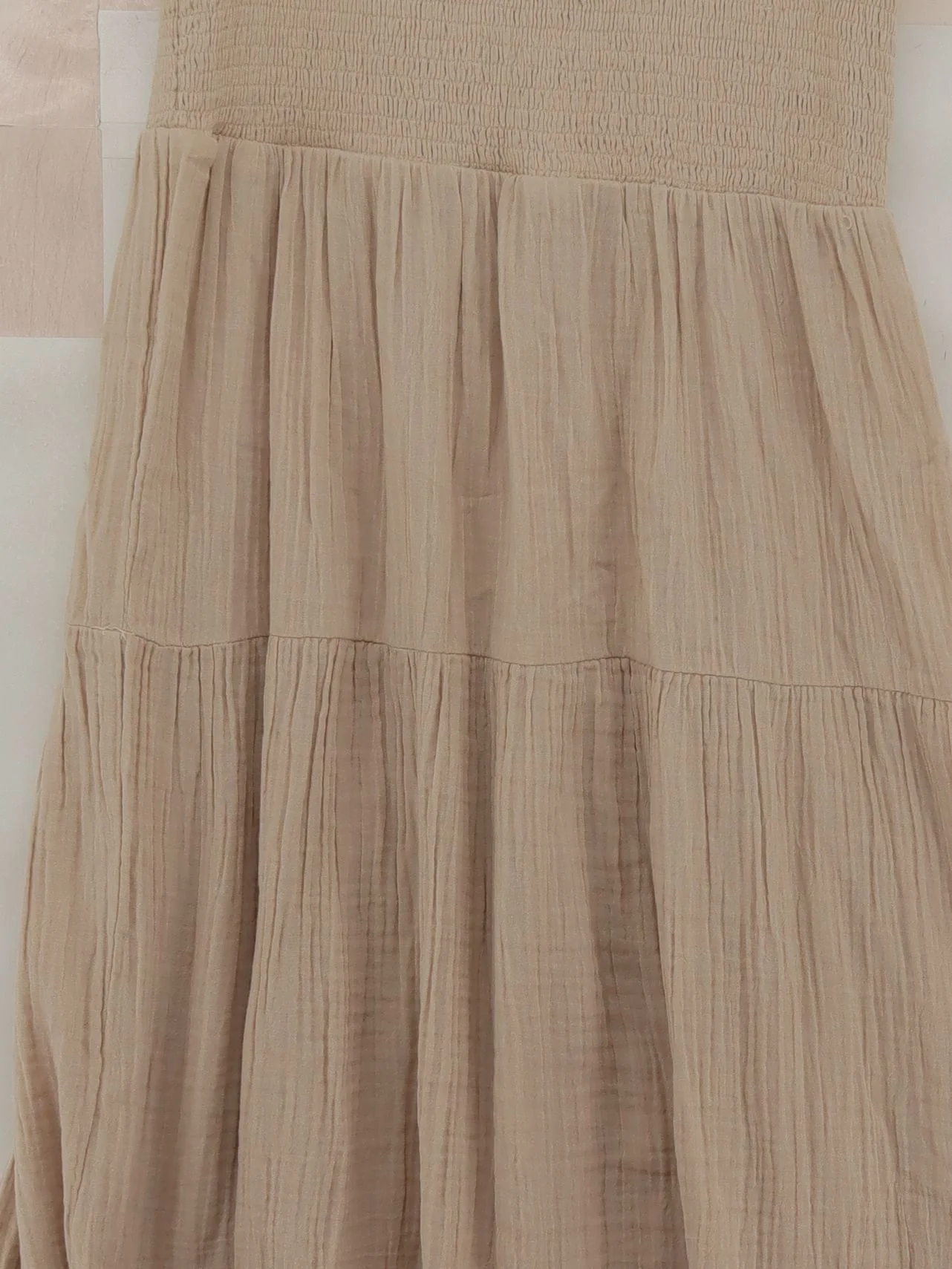 DKNY Maxi Dress L in Tan - Image 3